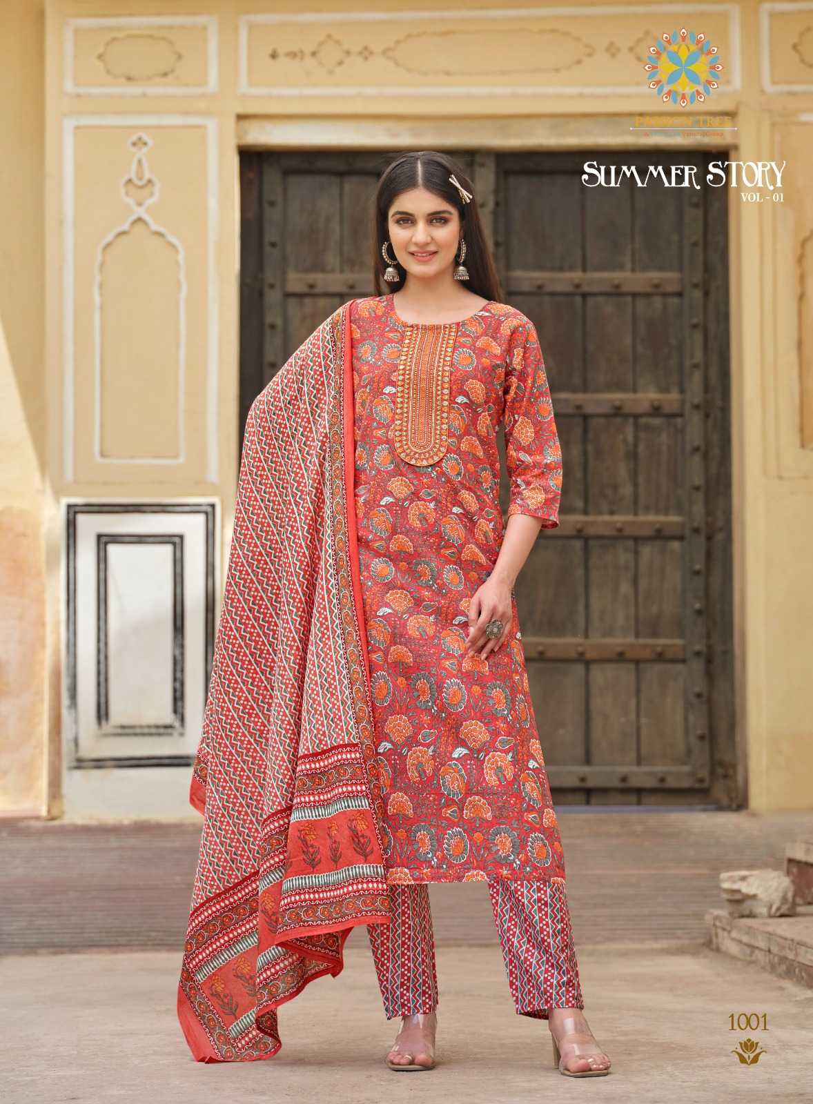 Passion Tree Summer Story Vol 1 Kurti Wholesale catalog