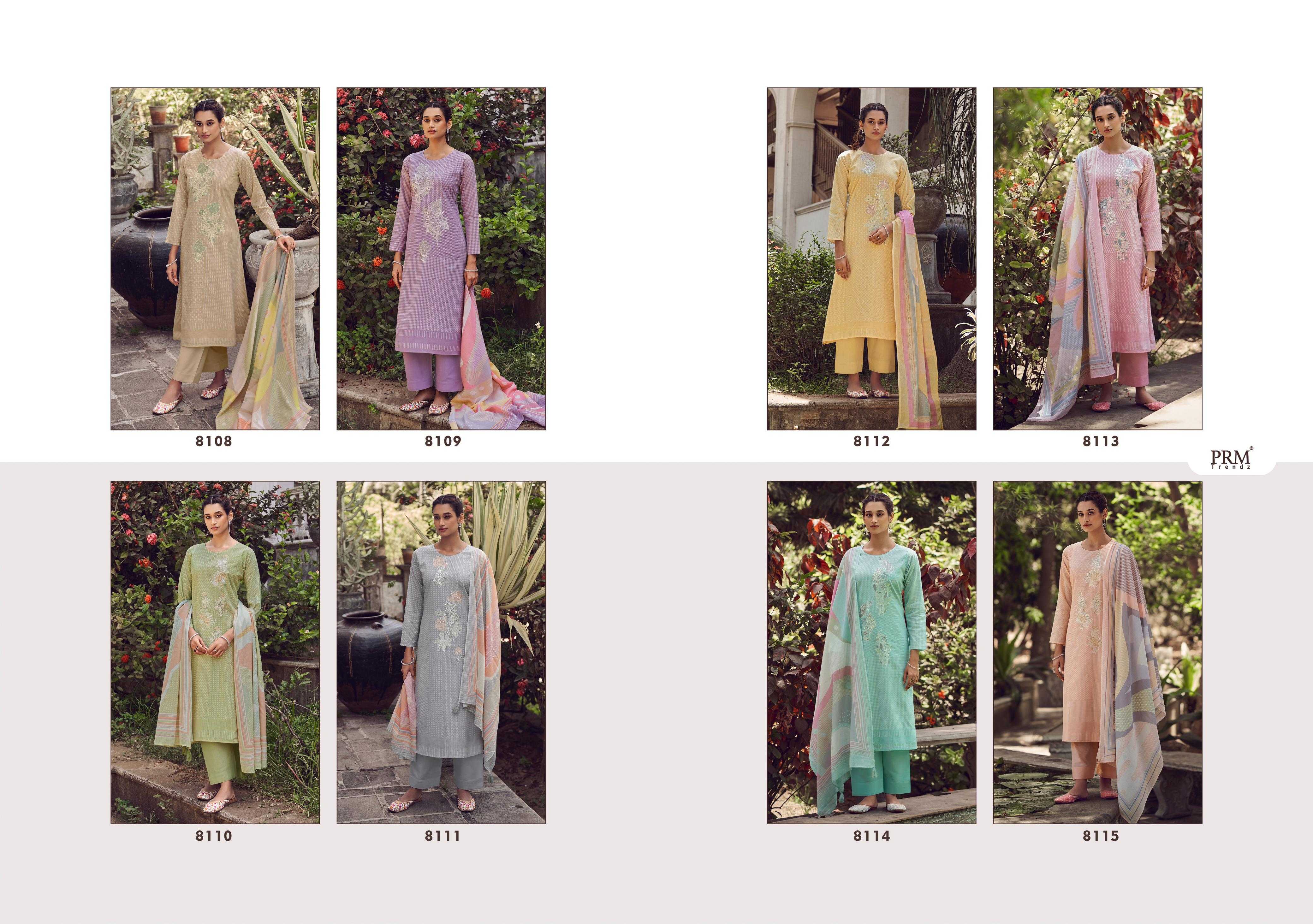 PRM TRENDZ ZAAHIRA Salwar Kameez Wholesale catalog
