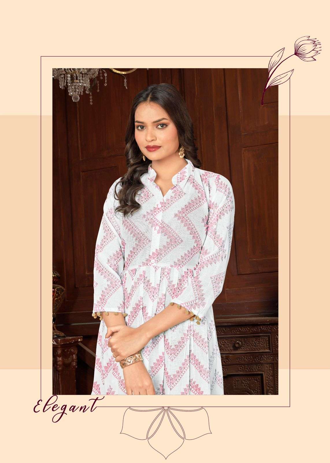 PUMPUM-3 HEAVY RAYON Kurti Wholesale catalog
