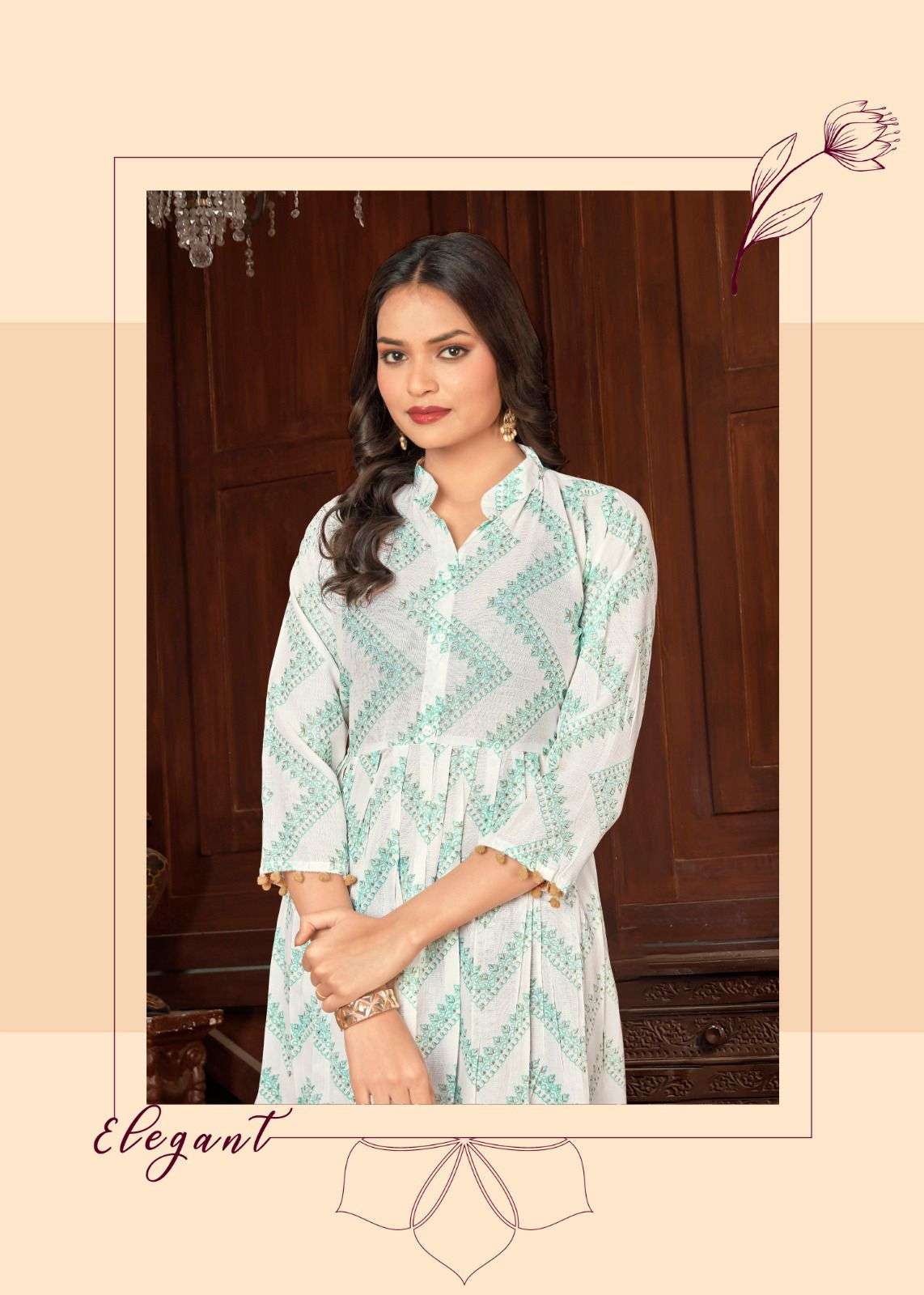 PUMPUM-3 HEAVY RAYON Kurti Wholesale catalog