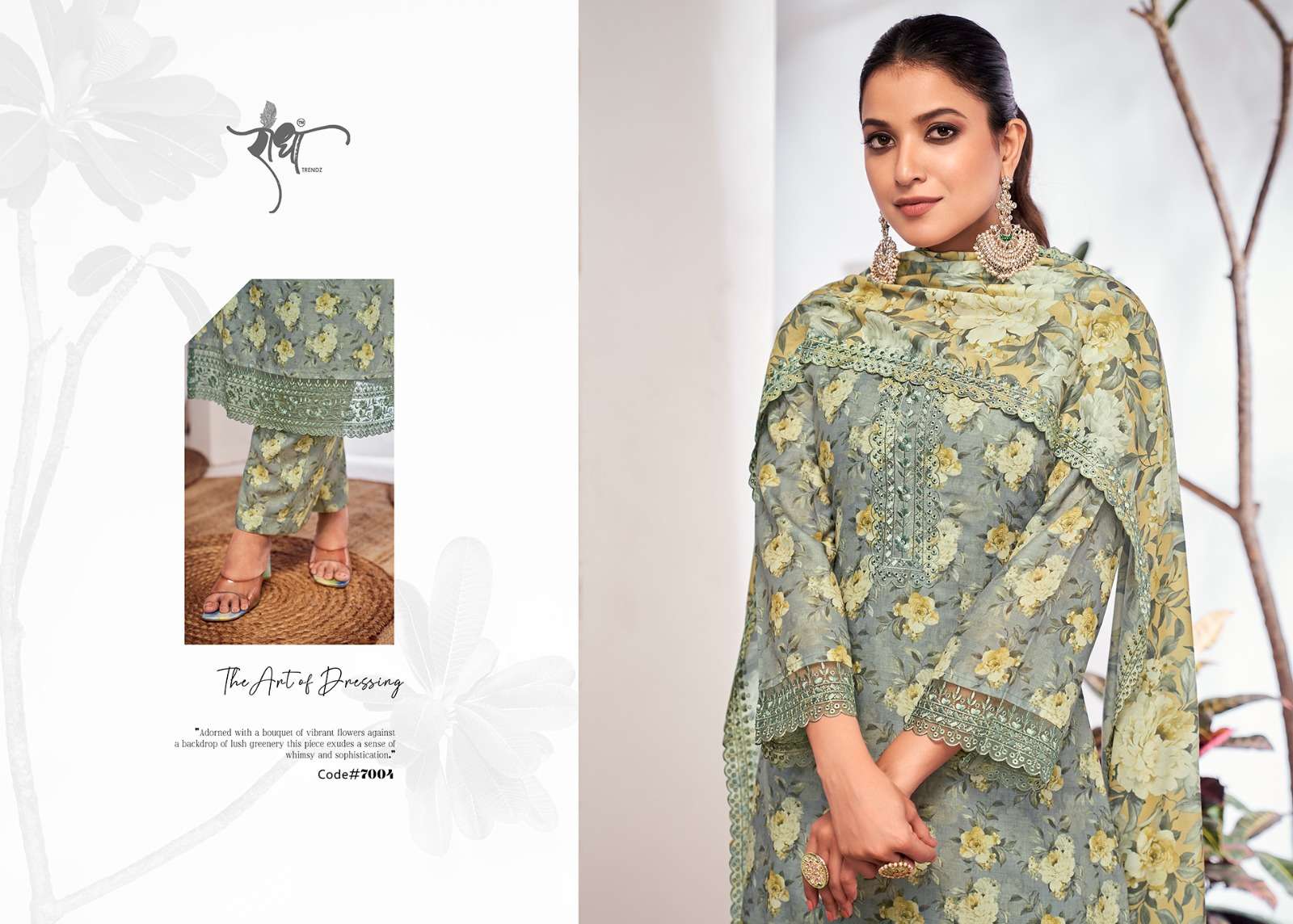 RADHA TRENDZ Dress Materials Wholesale catalog