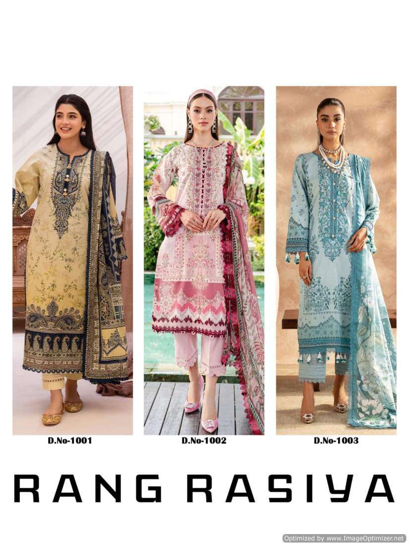 Rang Rasiya Elan Lawn – Dress Material - Wholesale Catalog