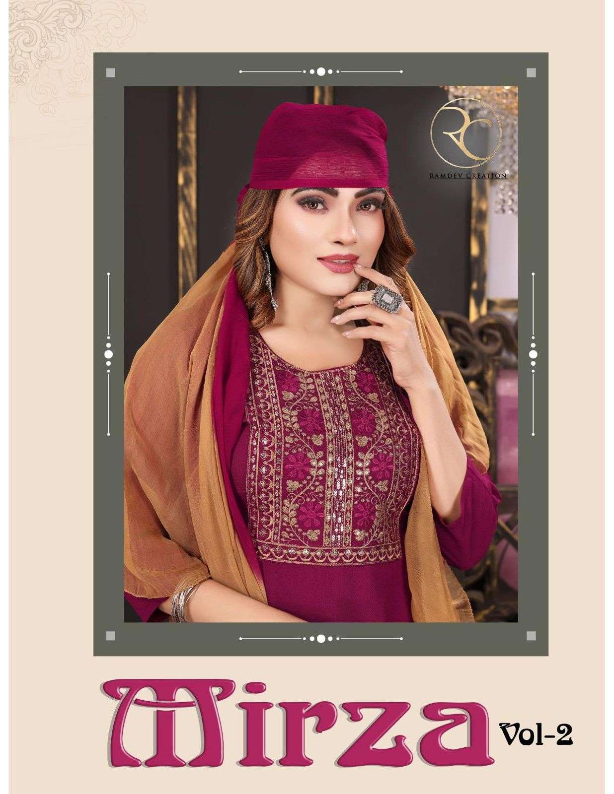 RC MIRZA VOL.2 Kurti Wholesale catalog