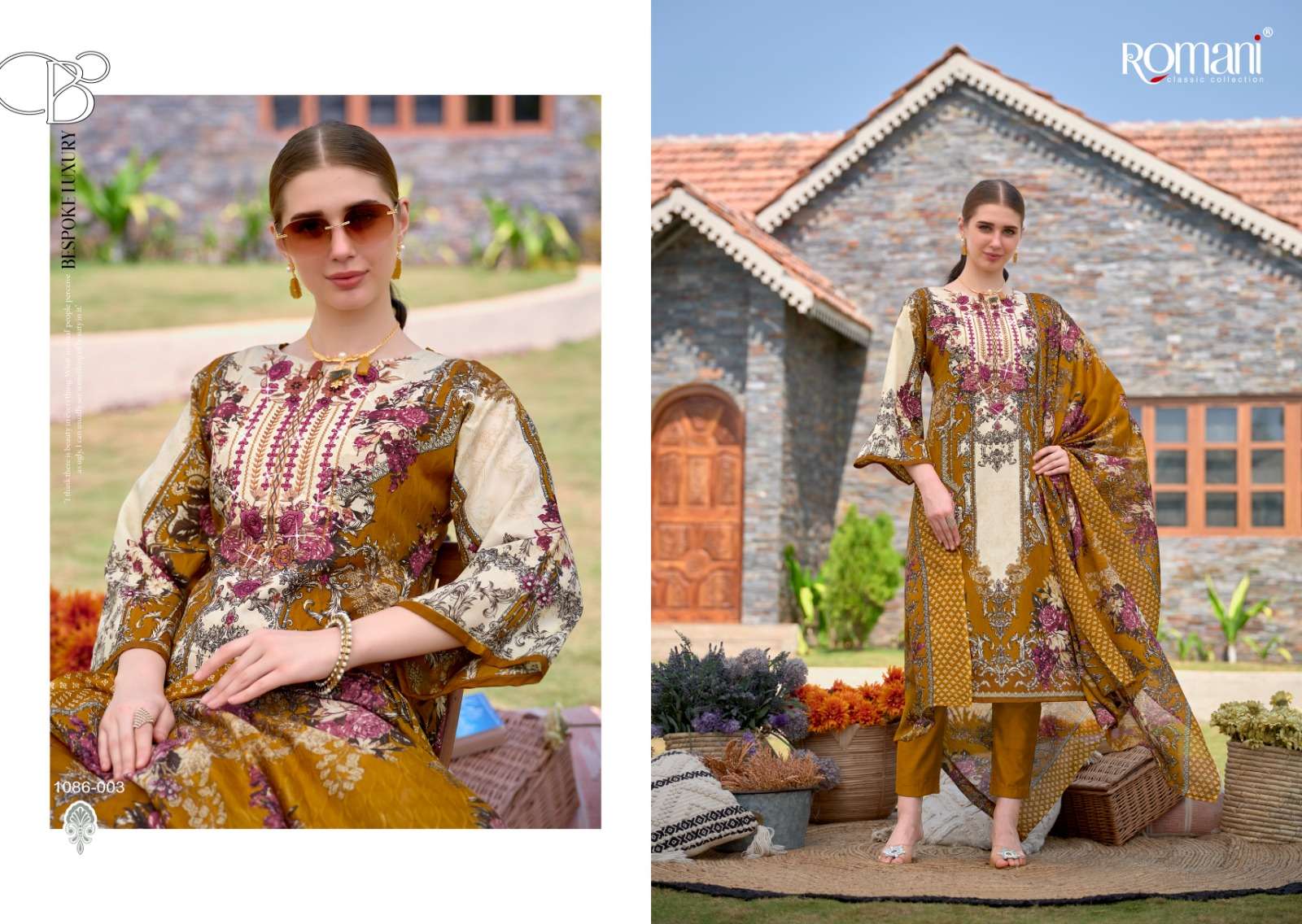 Romani Aarzu Vol 3 Soft Cotton Dress Material Wholesale catalog