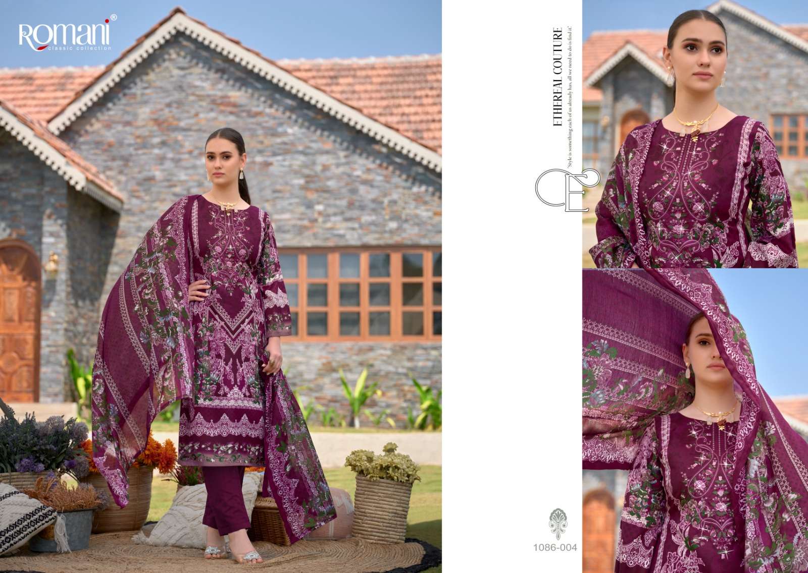 Romani Aarzu Vol 3 Soft Cotton Dress Material Wholesale catalog