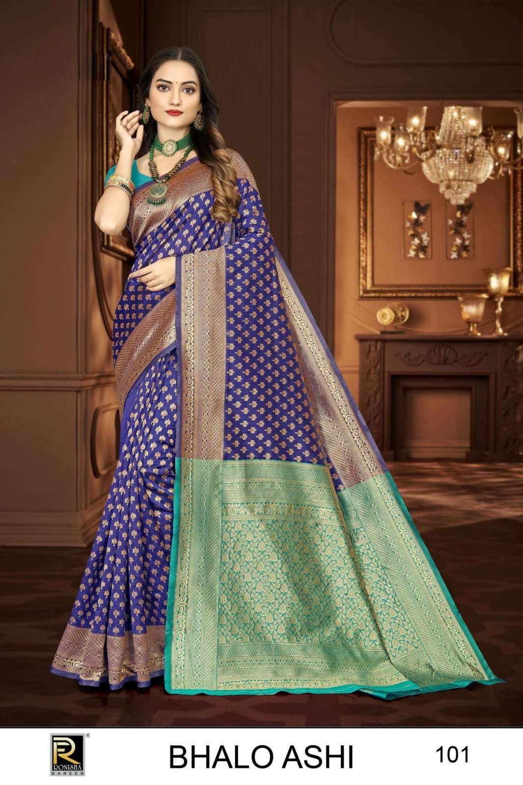 Ronisha Bhaloashi Banarasi Silk Saree Wholesale catalog