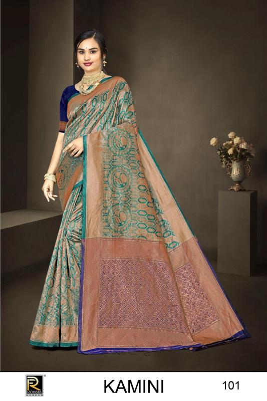 Ronisha Kamini-1 Banarasi Silk Saree Wholesale catalog