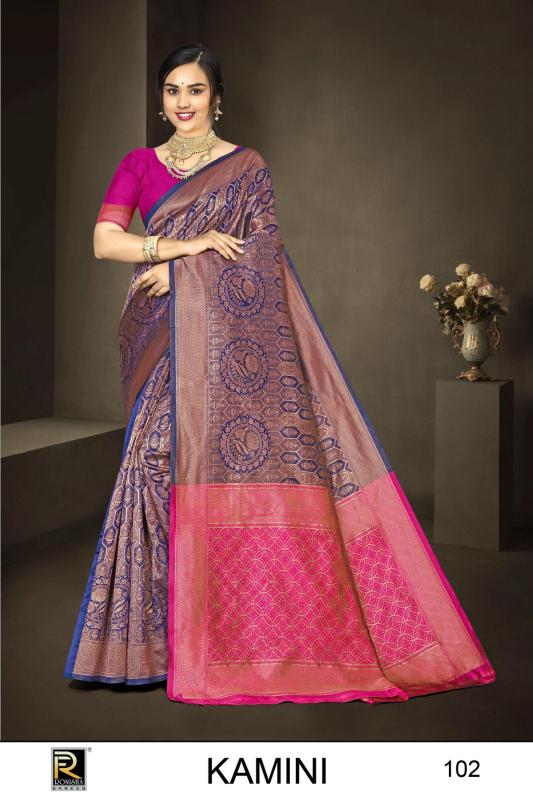 Ronisha Kamini-1 Banarasi Silk Saree Wholesale catalog
