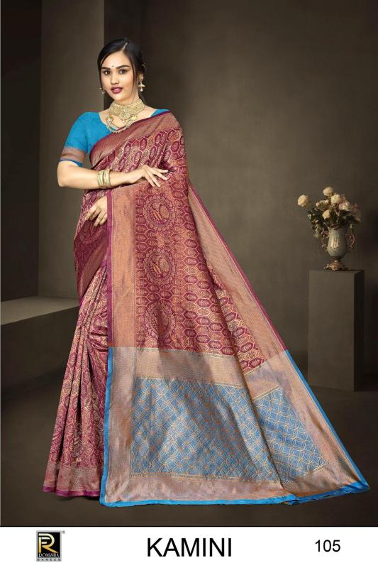 Ronisha Kamini-1 Banarasi Silk Saree Wholesale catalog