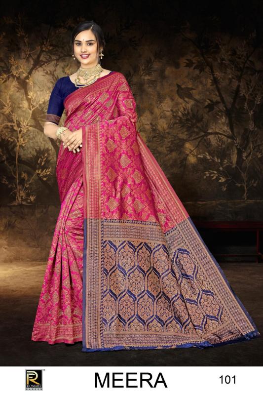 Ronisha Meera  Banarasi Silk Saree Wholesale catalog