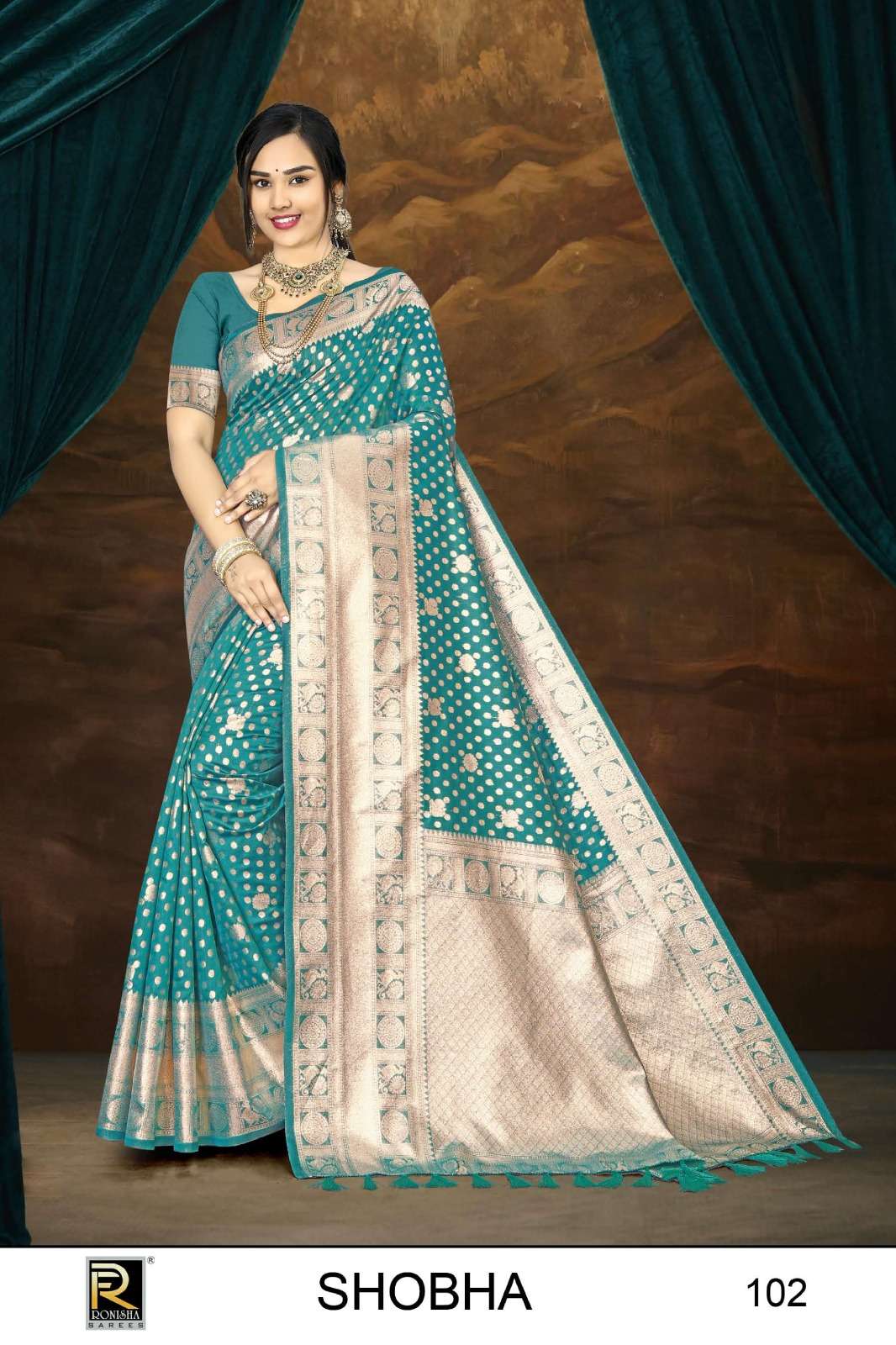 Ronisha Shobha Banarasi Silk Saree Wholesale catalog