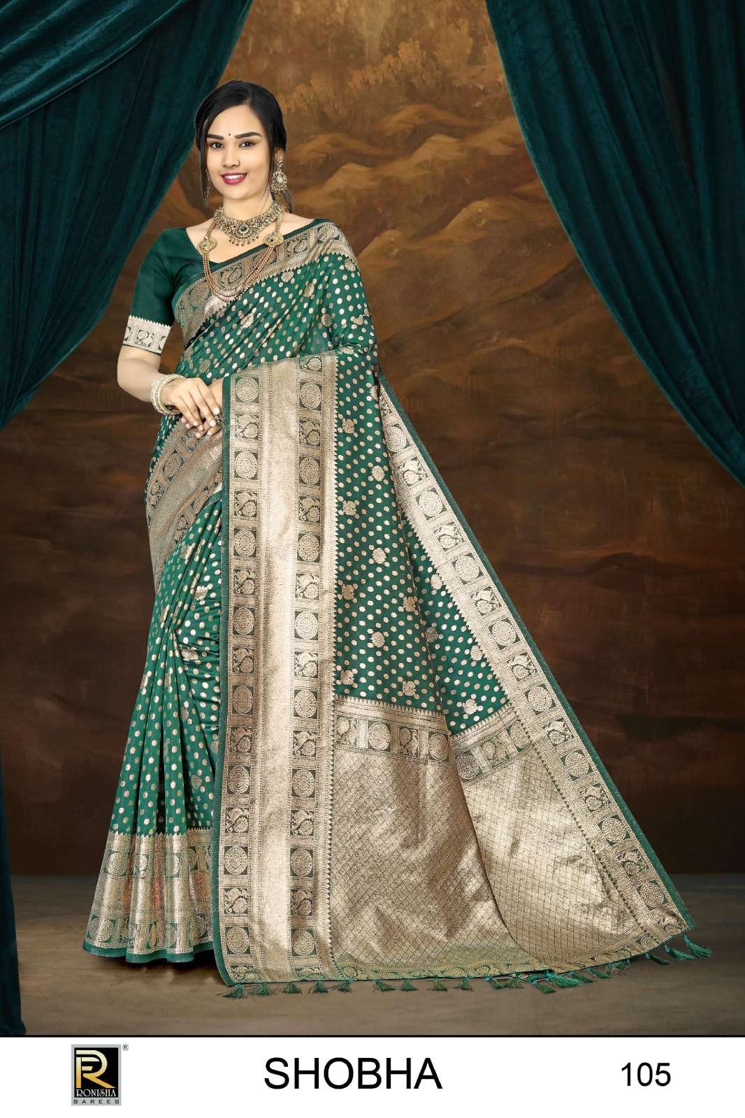 Ronisha Shobha Banarasi Silk Saree Wholesale catalog