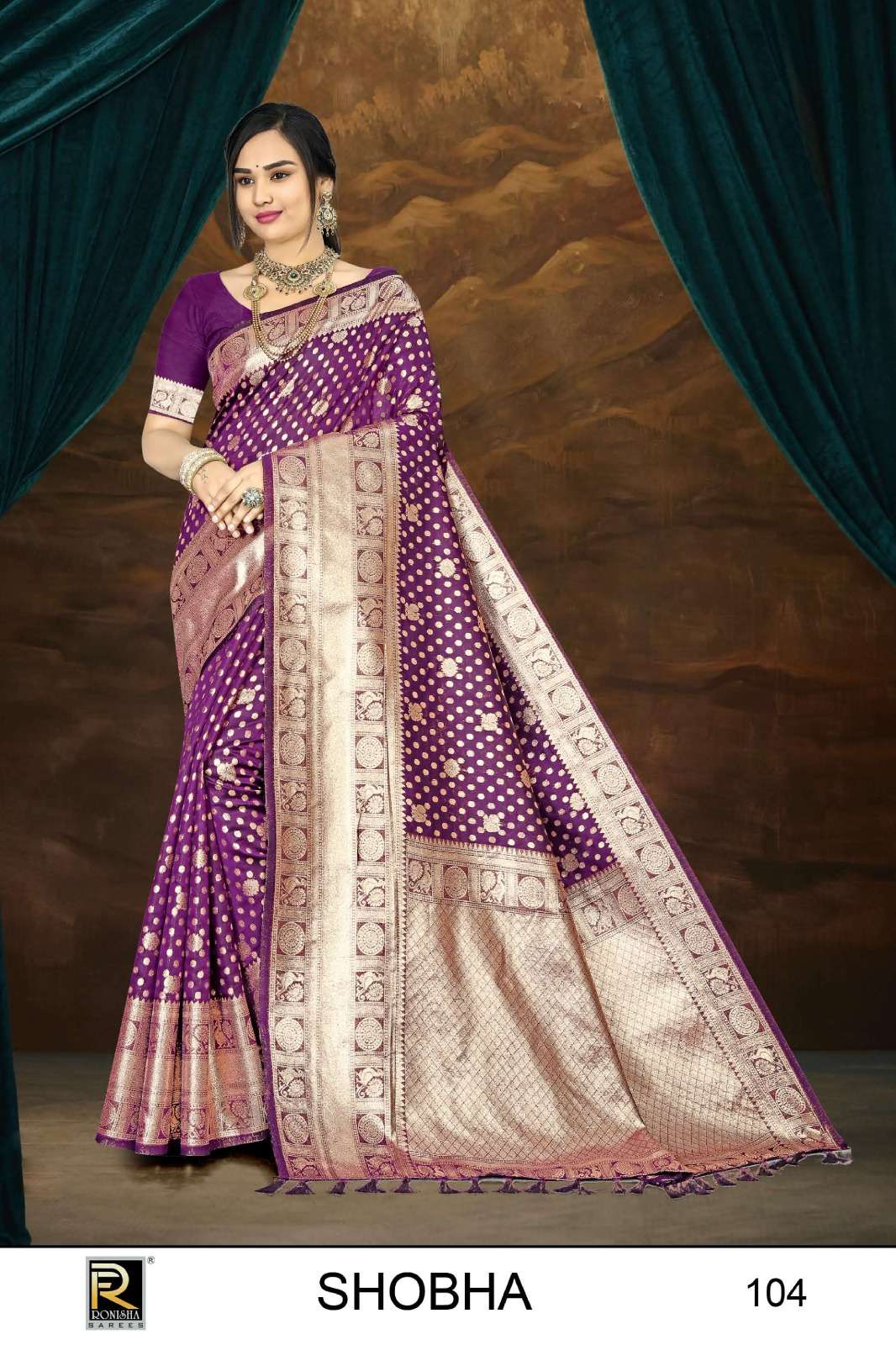 Ronisha Shobha Banarasi Silk Saree Wholesale catalog