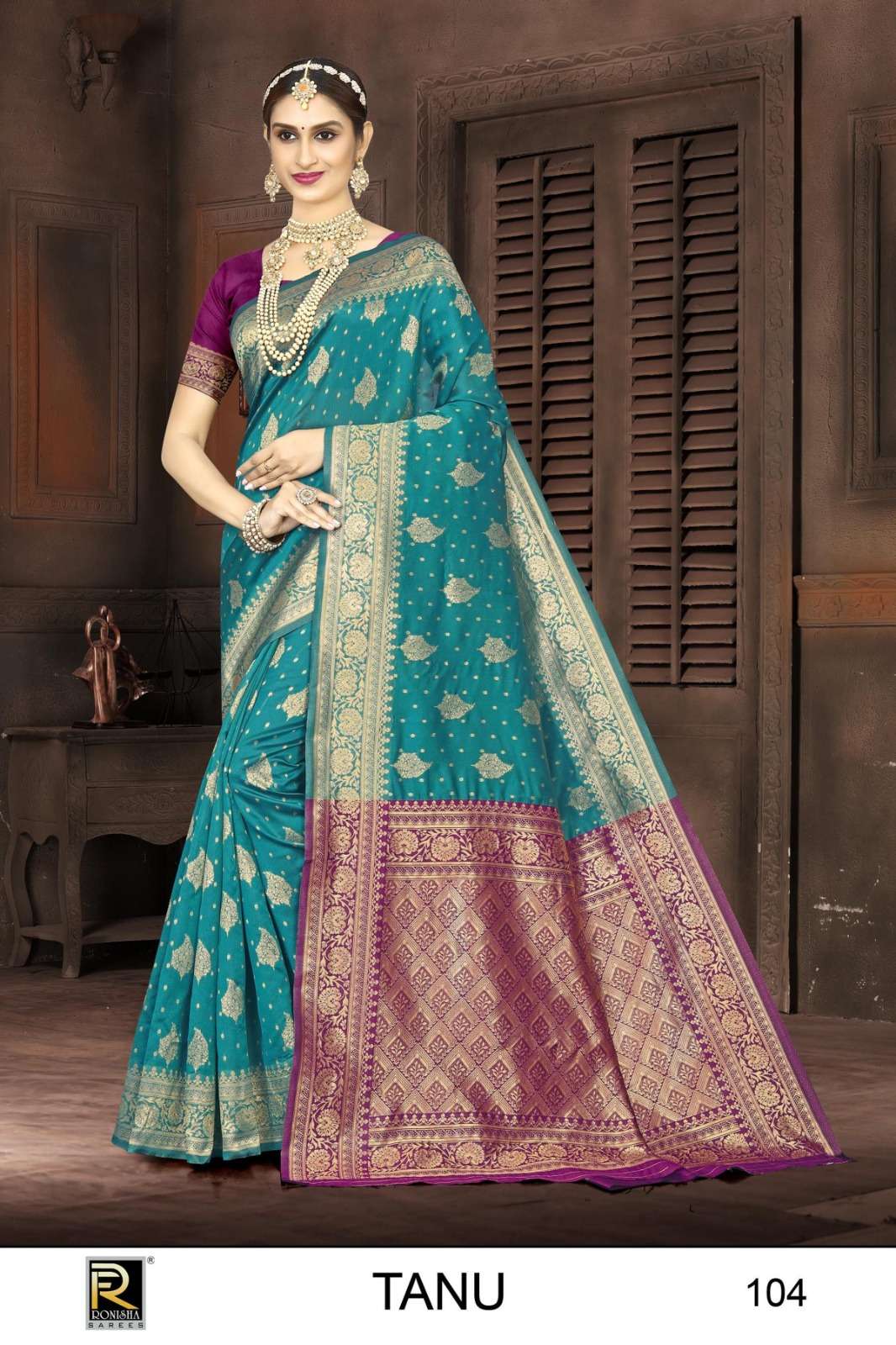 Ronisha Tanu  Banarasi Silk Saree Wholesale catalog