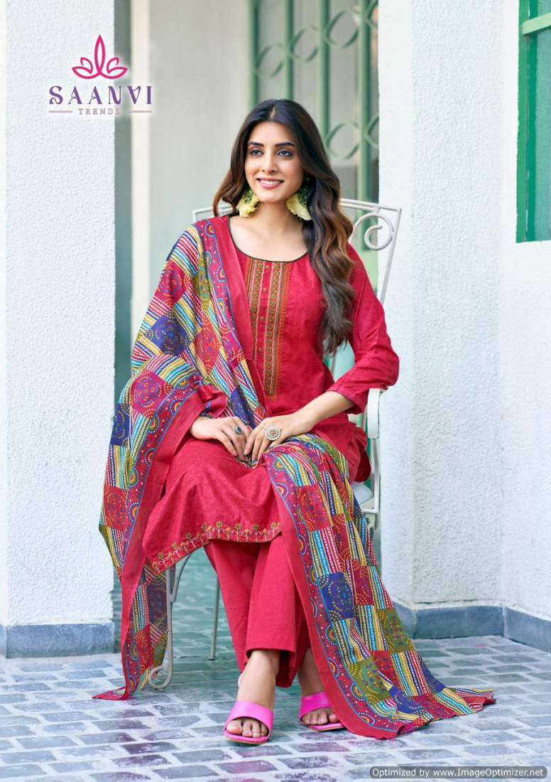 Saanvi Romani – Dress Material - Wholesale Catalog