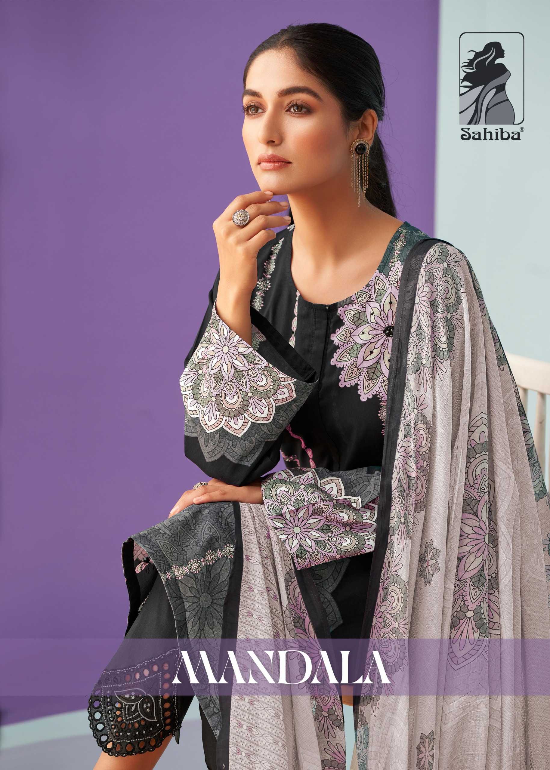 Sahiba MANDALA Dress Material Wholesale catalog