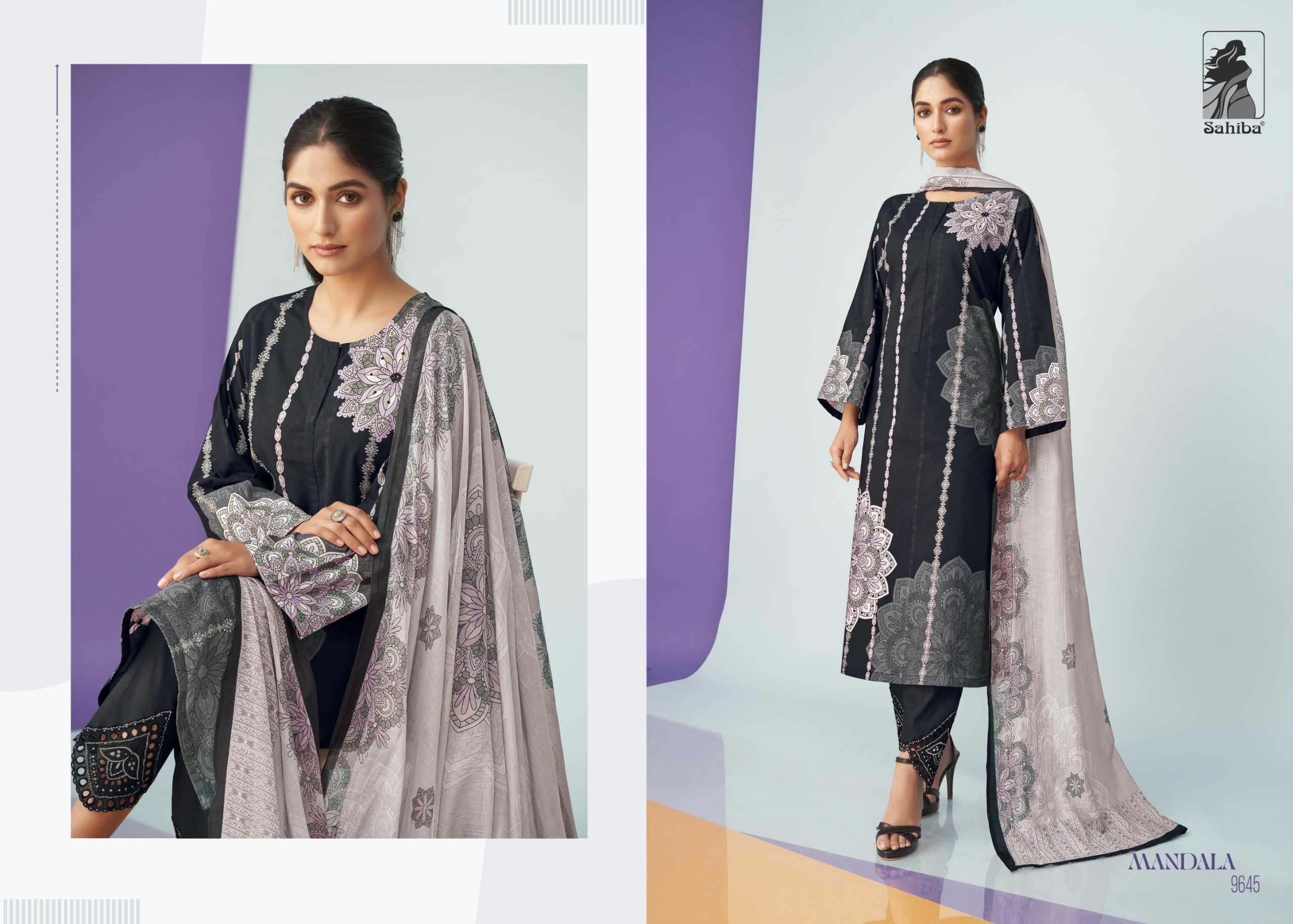 Sahiba MANDALA Dress Material Wholesale catalog