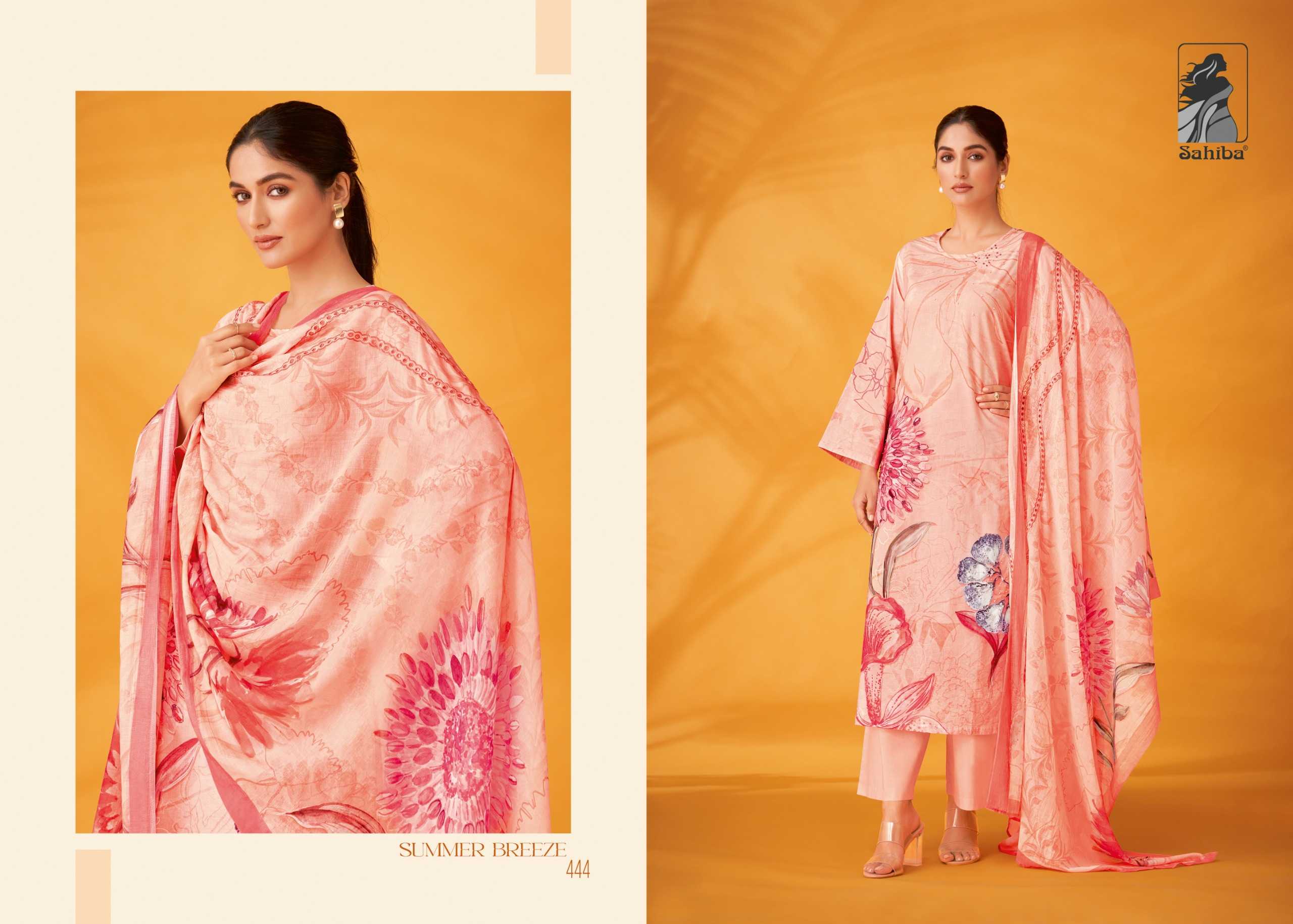 Sahiba SUMMER BREEZE Dress Material Wholesale catalog