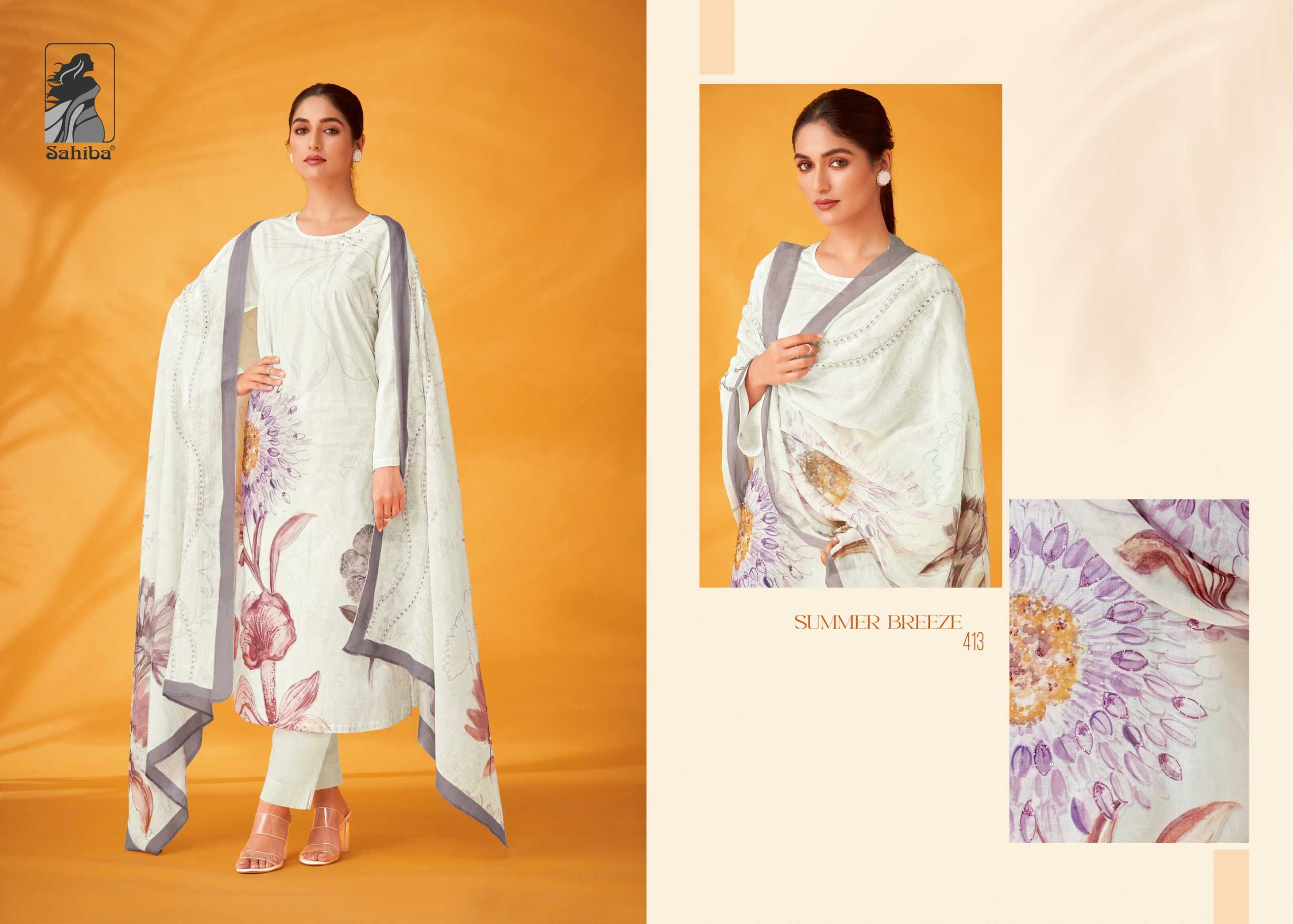 Sahiba SUMMER BREEZE Dress Material Wholesale catalog