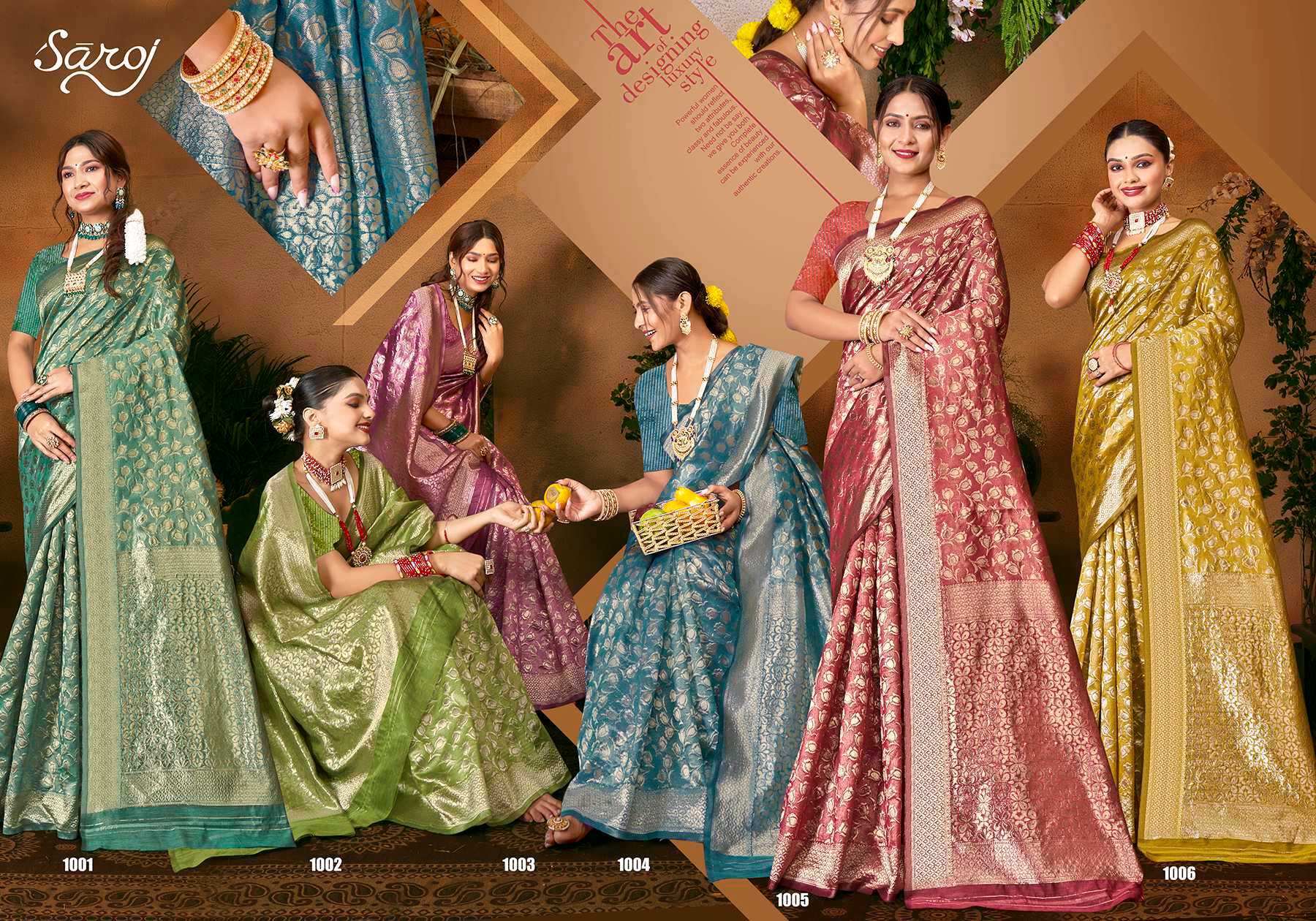 Saroj Blue Berry Vol.1 Soft cotton silk rich pallu Saree Wholesale catalog    