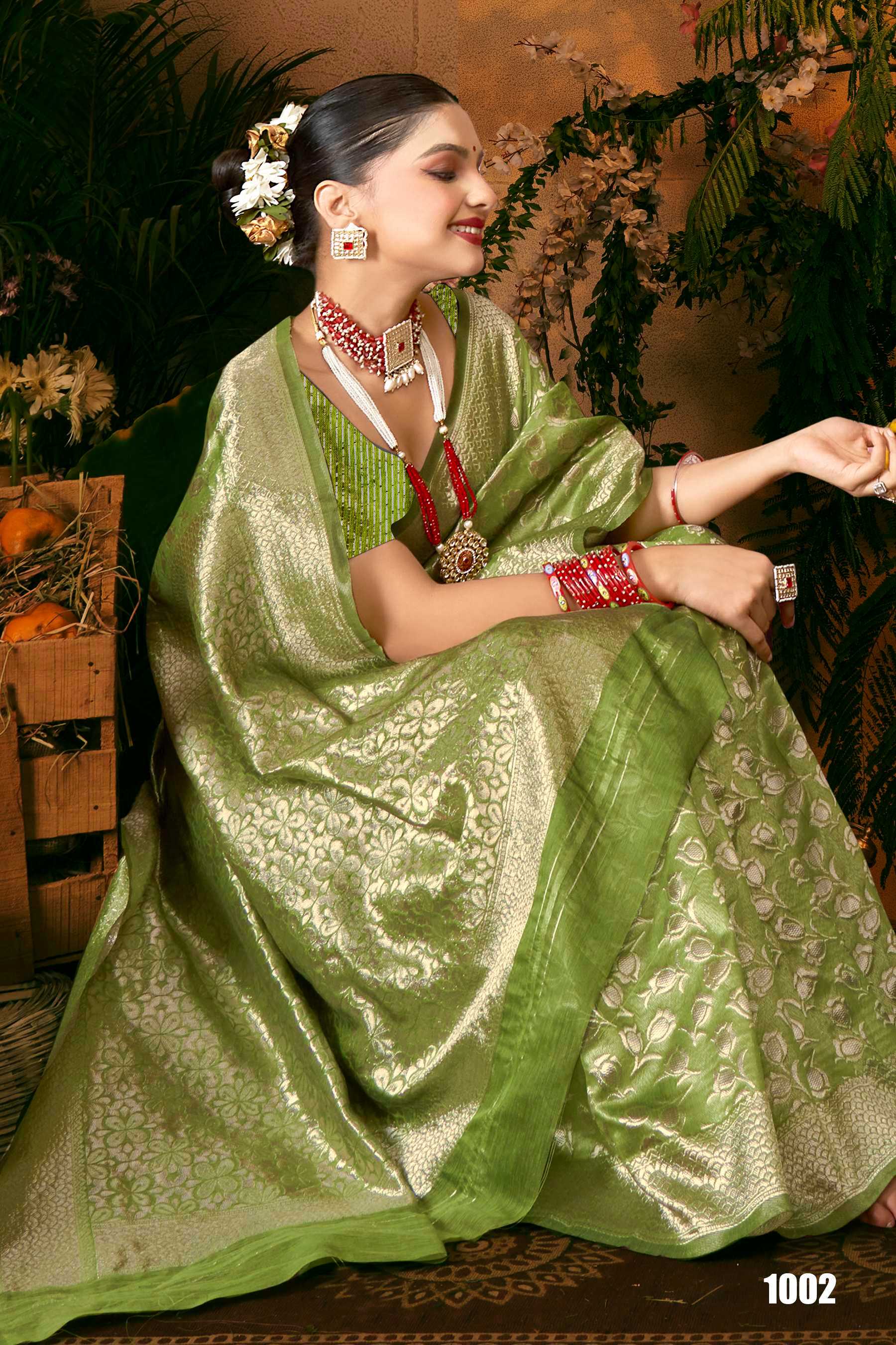 Saroj Blue Berry Vol.1 Soft cotton silk rich pallu Saree Wholesale catalog    