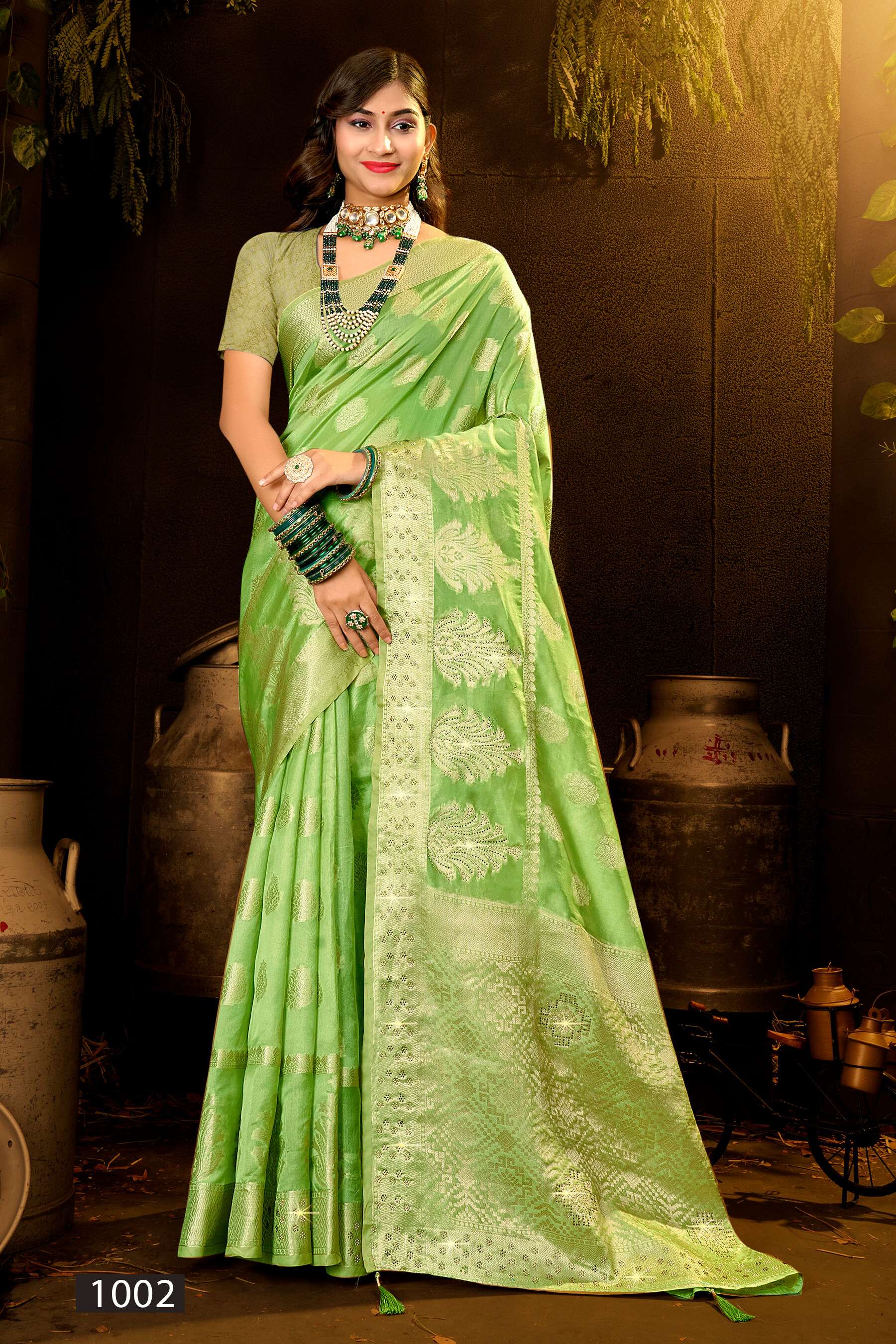 Saroj Blue Bird Vol - 2 Cotton silk with swarovski  Saree Wholesale catalog    