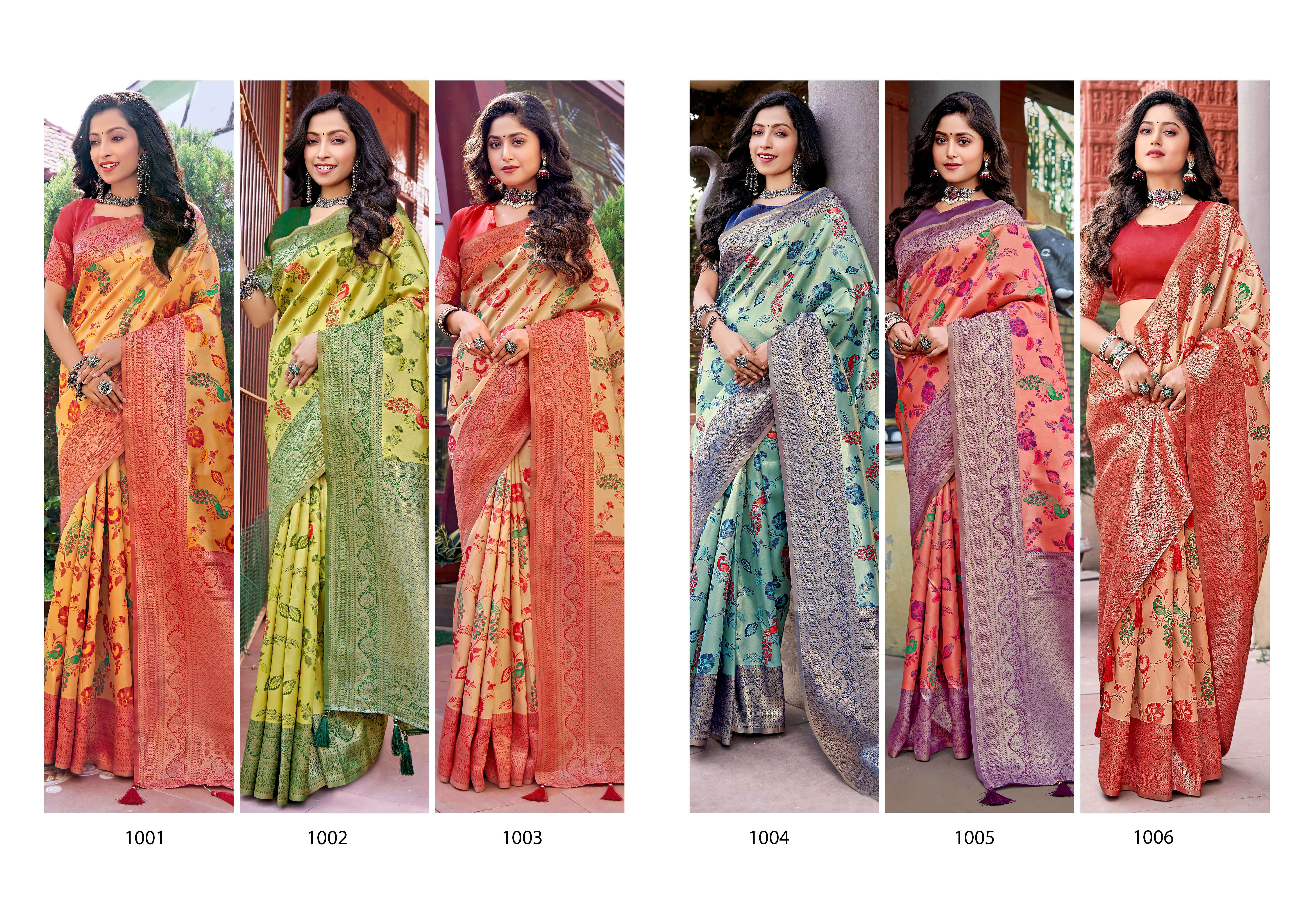 Saroj NIRMAYA Vol - 1 Soft Silk saree Saree Wholesale catalog    