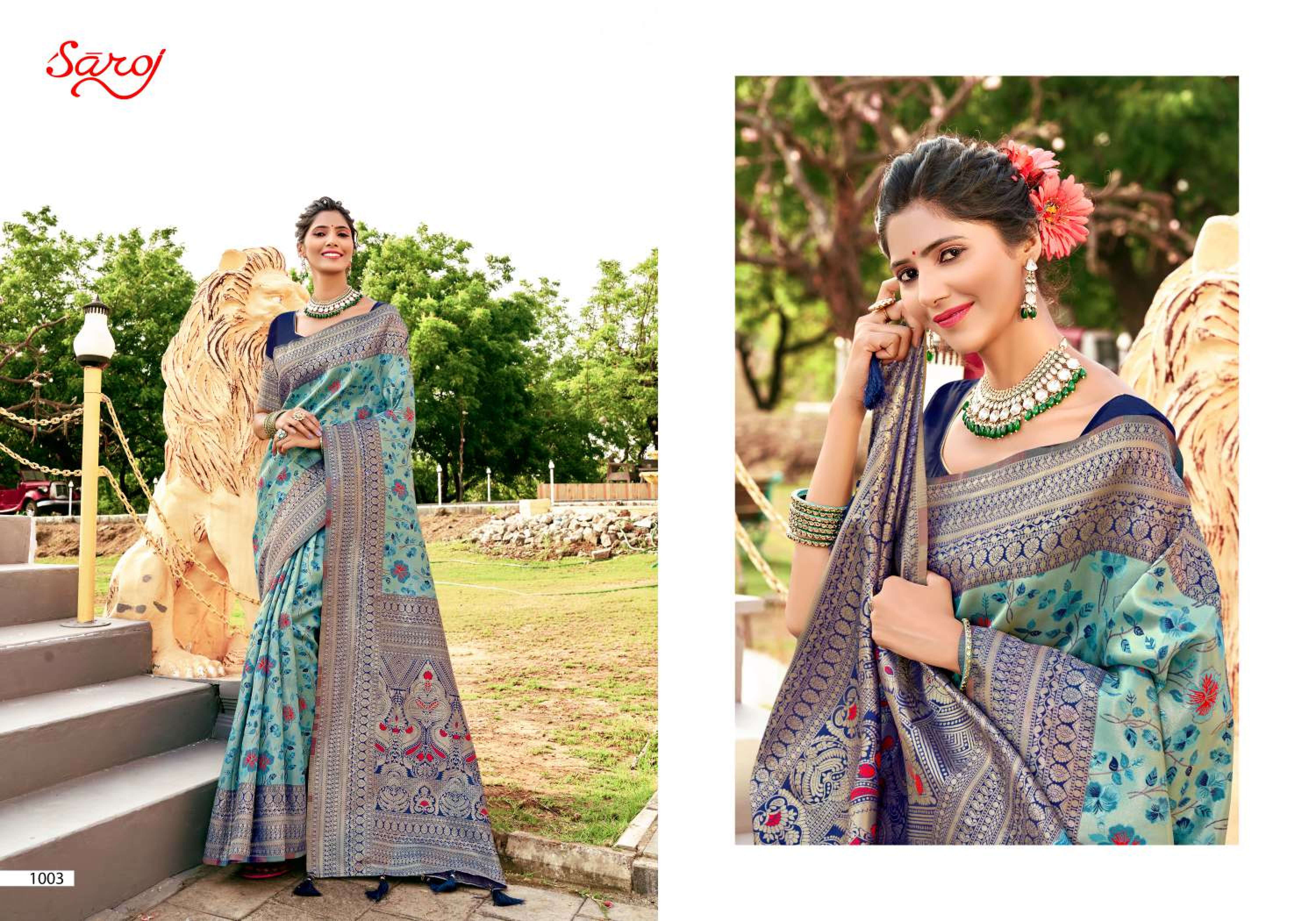 Saroj Nirmaya Vol.3 Soft silk saree rich pallu Wholesale catalog  