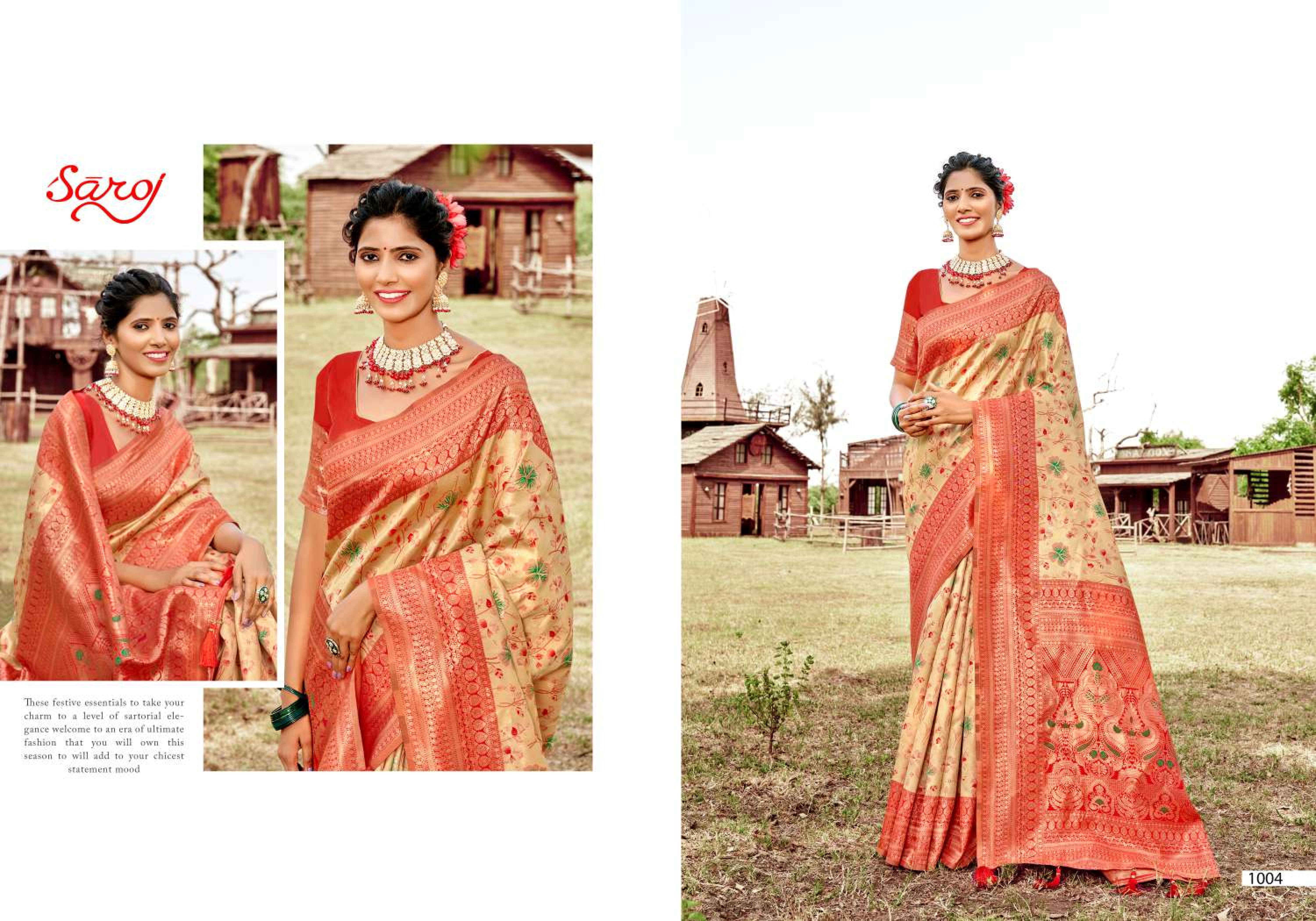 Saroj Nirmaya Vol.3 Soft silk saree rich pallu Wholesale catalog  