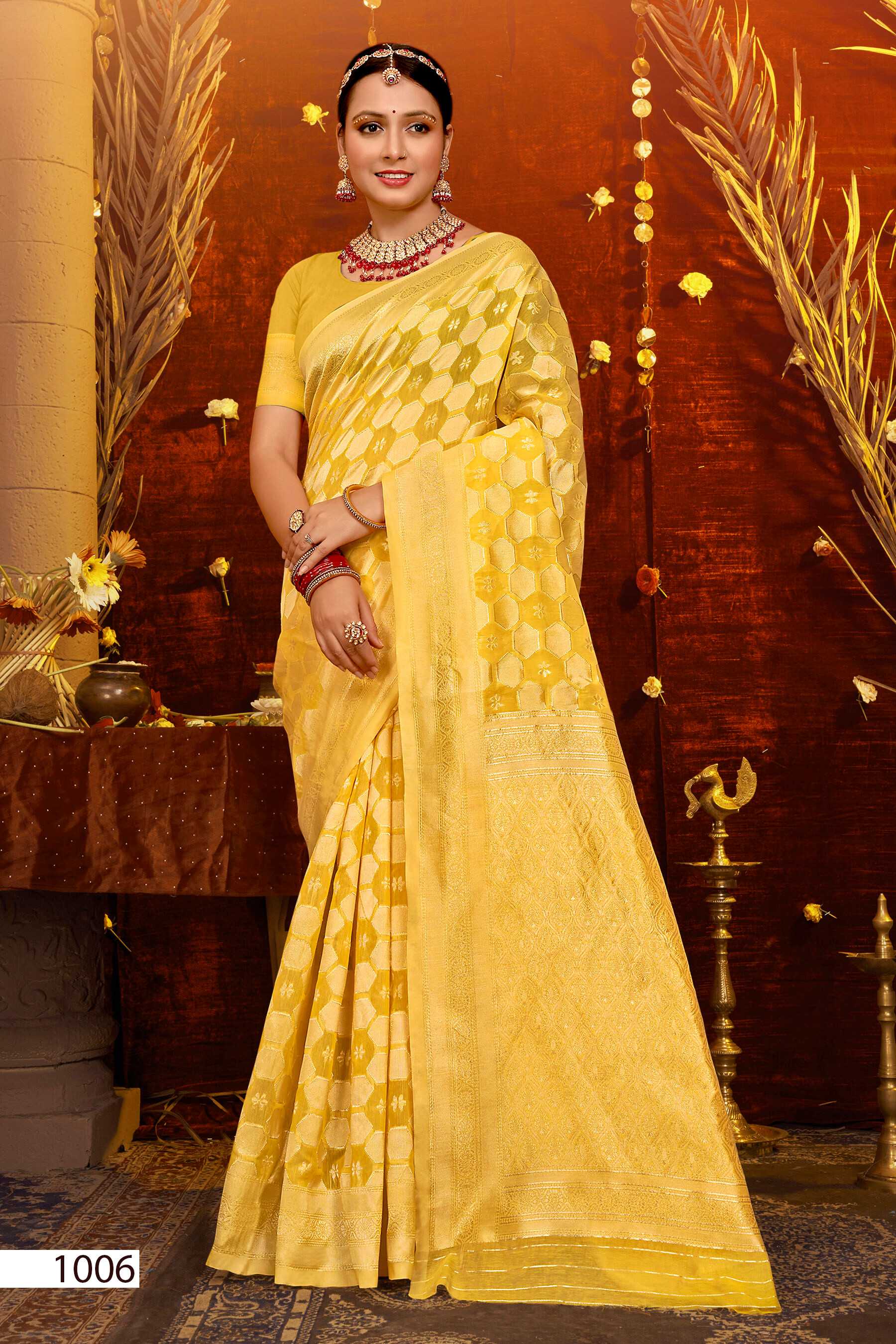 Saroj Pacific Cotton  Vol.4 Soft cotton rich pallu saree  Wholesale catalog    