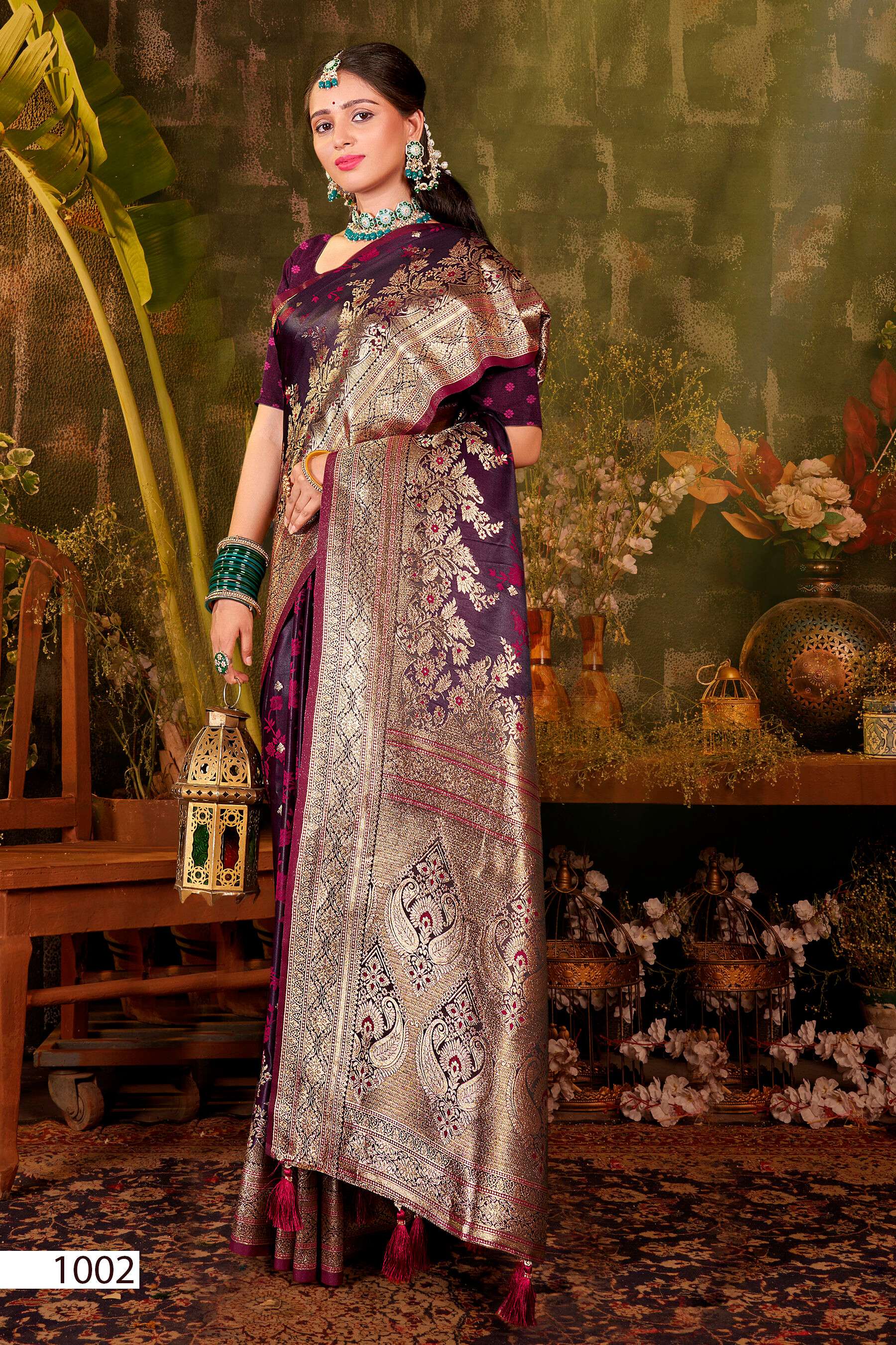 Saroj Royal Queen Vol.2 Satin 50*600 Silk Saree Wholesale catalog    