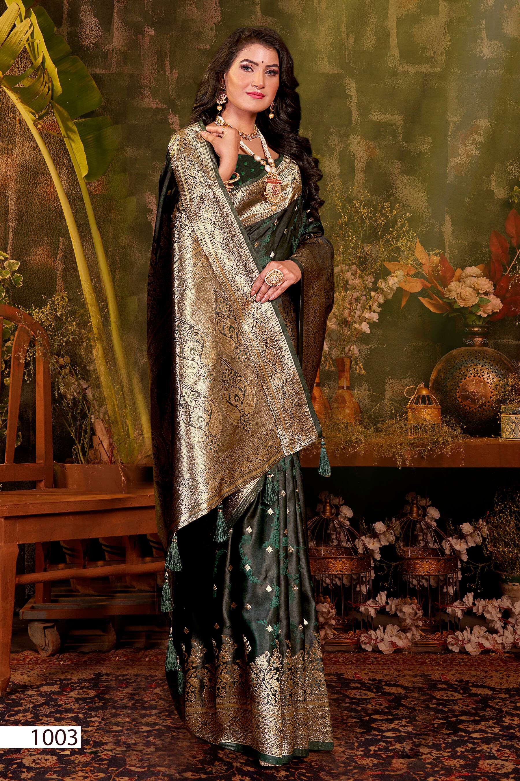 Saroj Royal Queen Vol.2 Satin 50*600 Silk Saree Wholesale catalog    