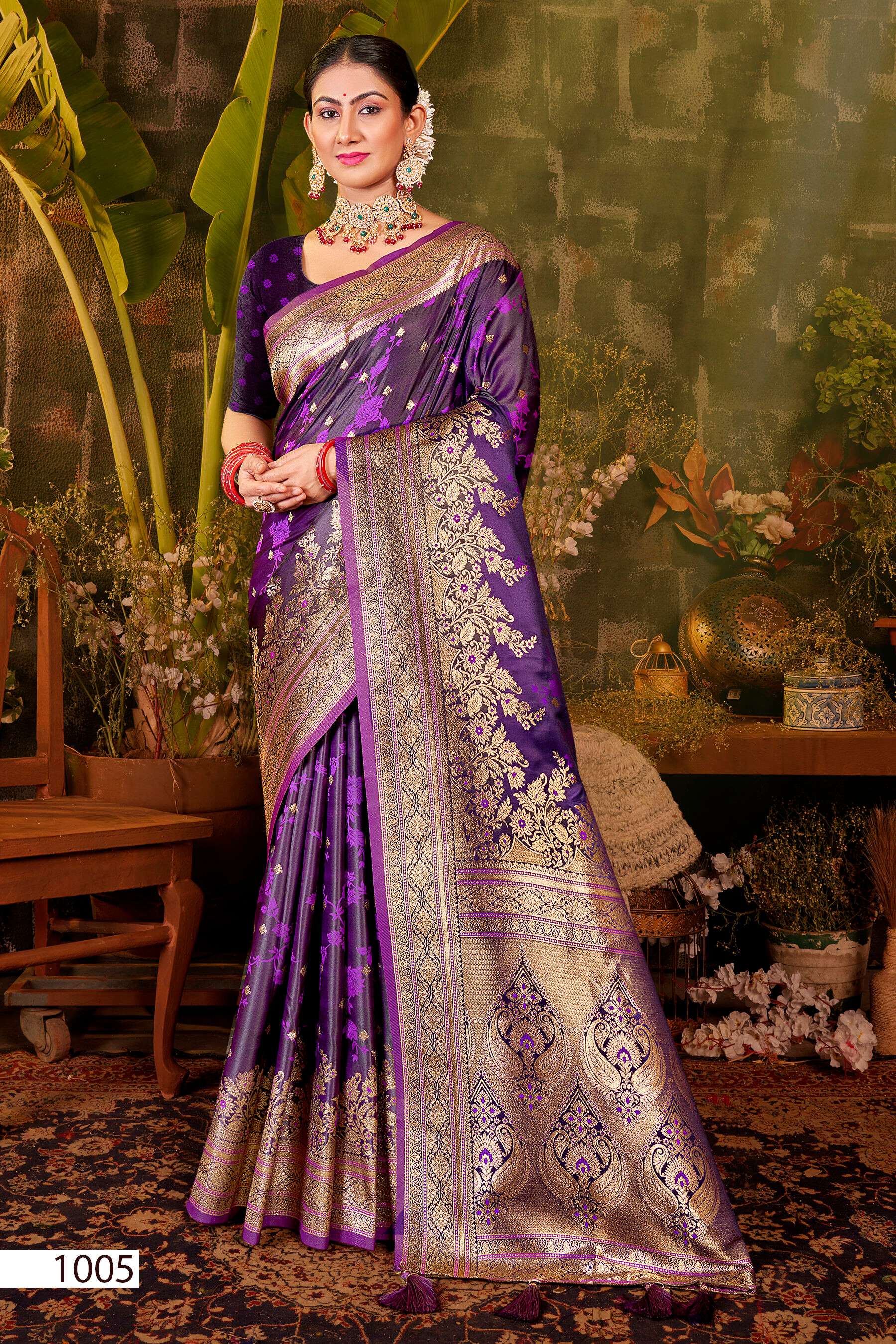 Saroj Royal Queen Vol.2 Satin 50*600 Silk Saree Wholesale catalog    