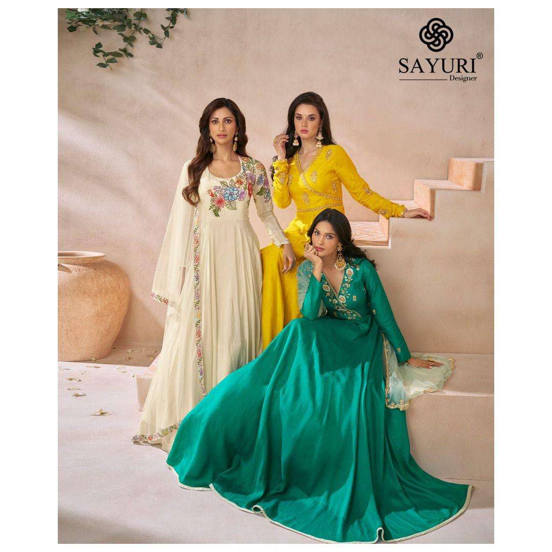 SAYURI DESIGNER DIVA Kurti Long Gown Wholesale catalog