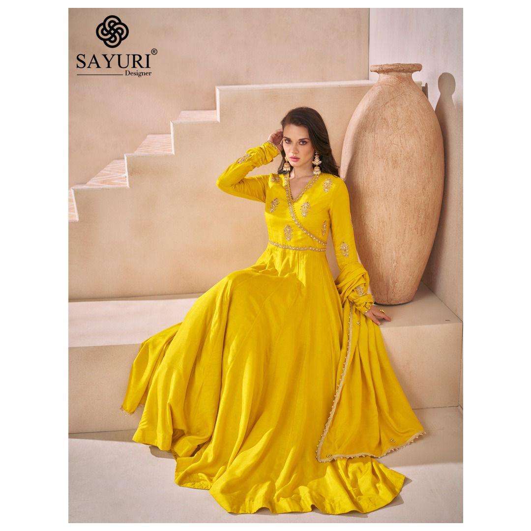 SAYURI DESIGNER DIVA Kurti Long Gown Wholesale catalog