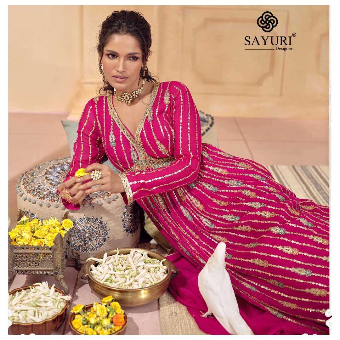 SAYURI DESIGNER SAJDAA  Kurti Long Gown Wholesale catalog