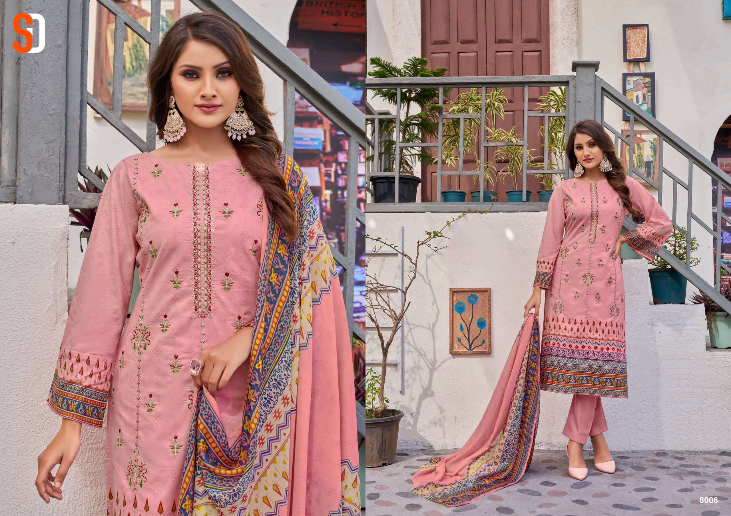 Shraddha Bin Saeed Lawn Collection Vol 8 Pakistani Suit Wholesale catalog