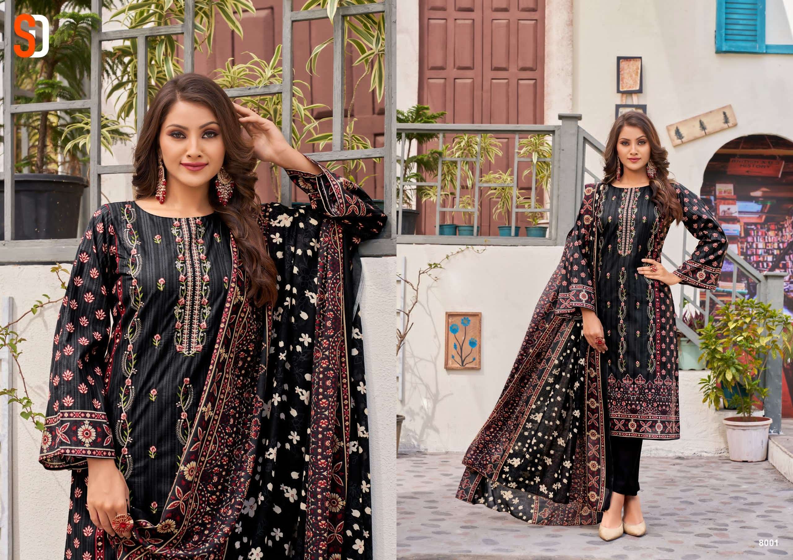 Shraddha Bin Saeed Lawn Collection Vol 8 Pakistani Suit Wholesale catalog