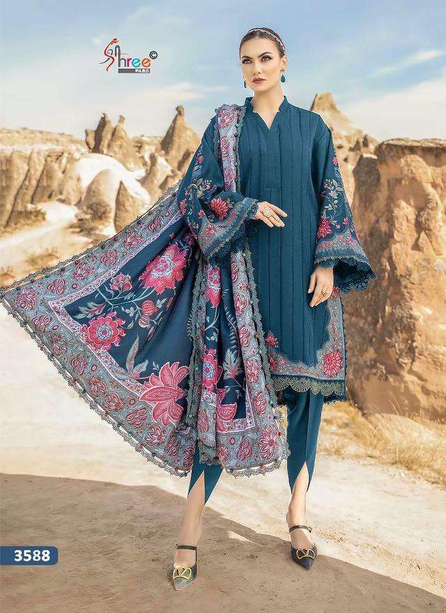 Shree Mariya B Vol 10 Chiffon Dupatta Pakistani Suit Wholesale catalog
