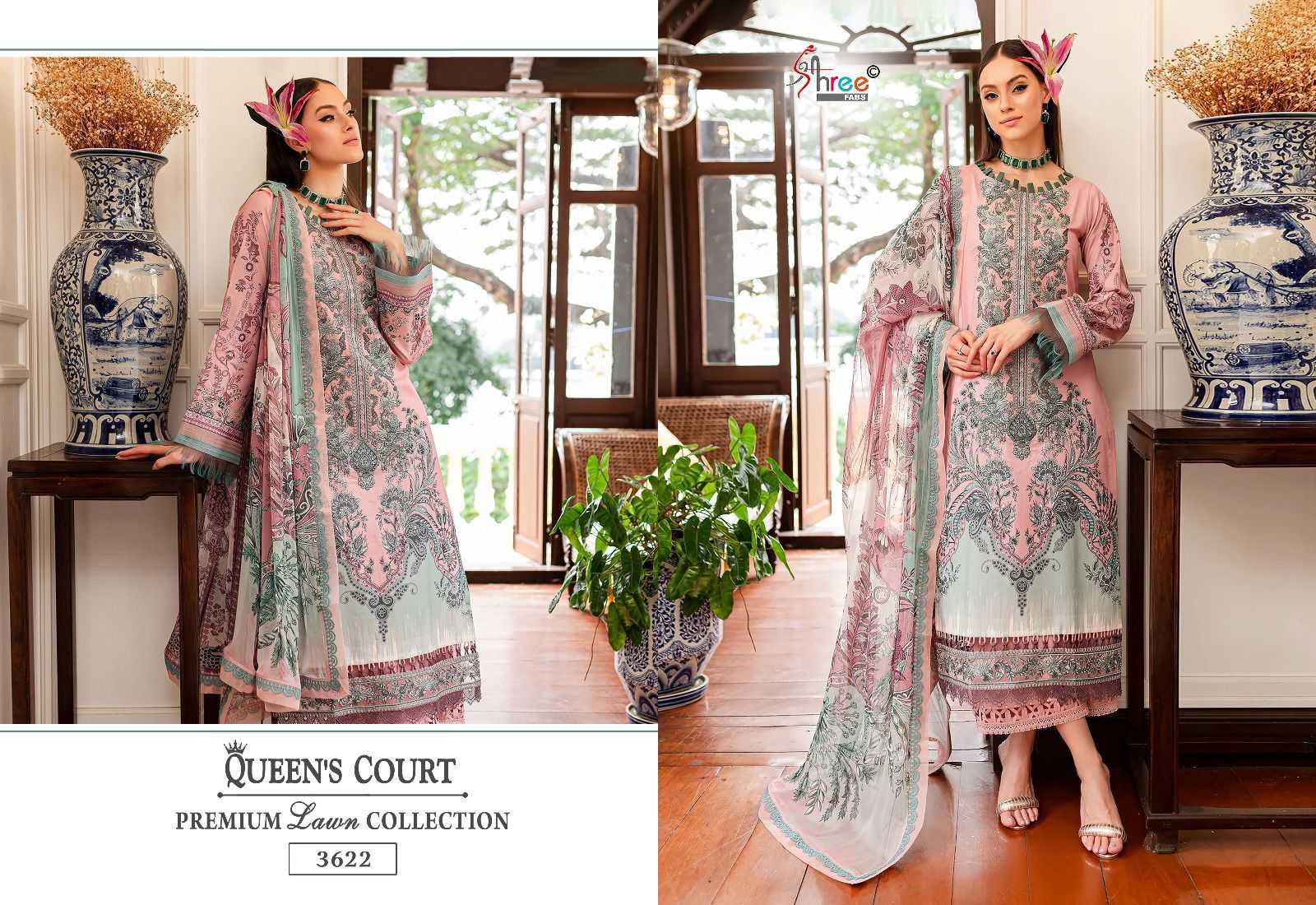 Shree Queens Court Premium Chiffon Dupatta Pakistani Suits Wholesale catalog