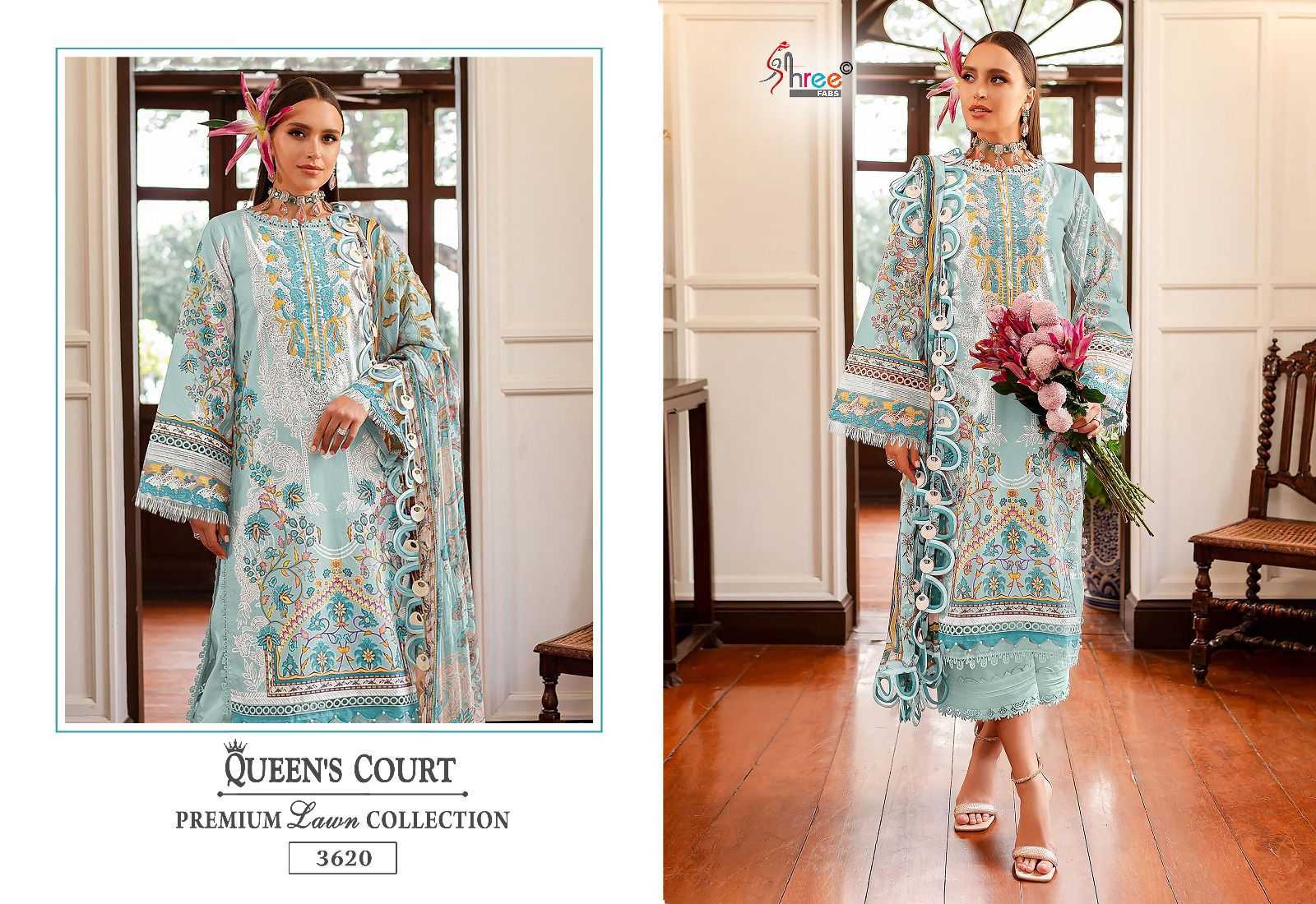 Shree Queens Court Premium Cotton Dupatta Salwar Suits Wholesale catalog