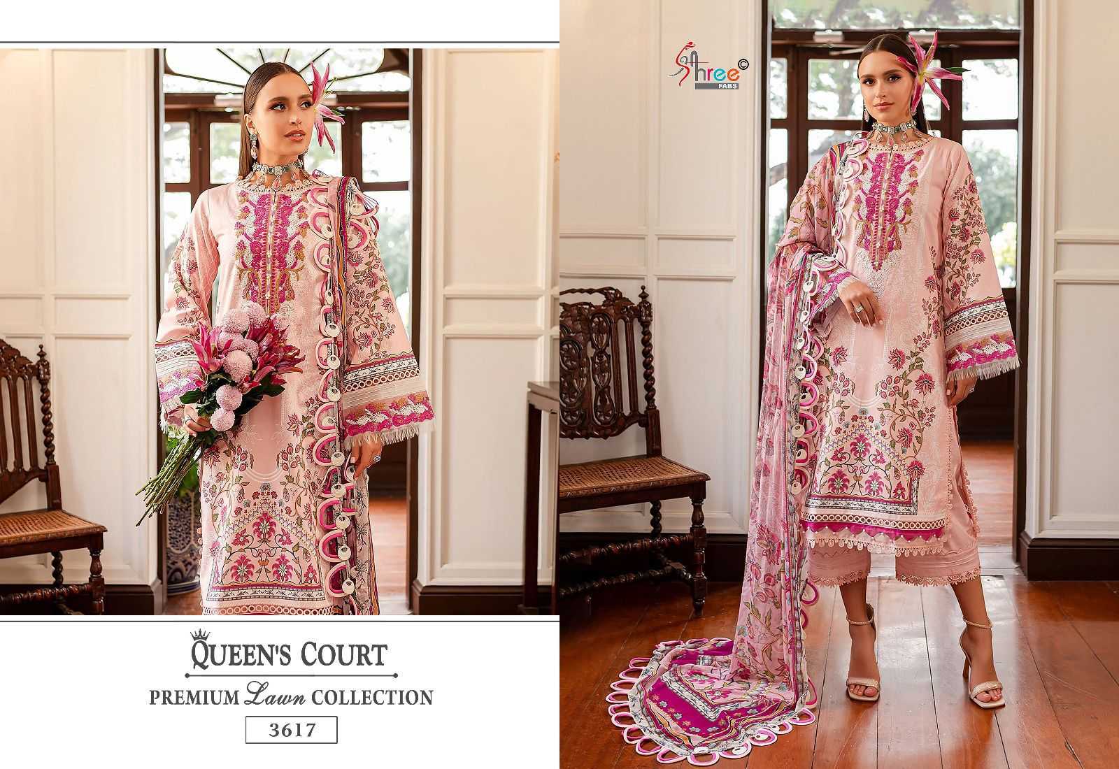 Shree Queens Court Premium Cotton Dupatta Salwar Suits Wholesale catalog