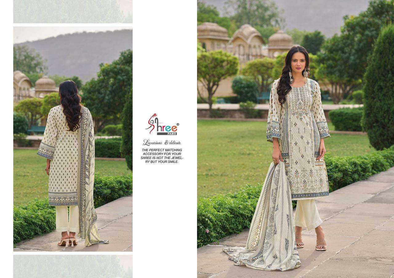 Shree Shanaya Cotton Dupatta Salwar Kameez Wholesale catalog