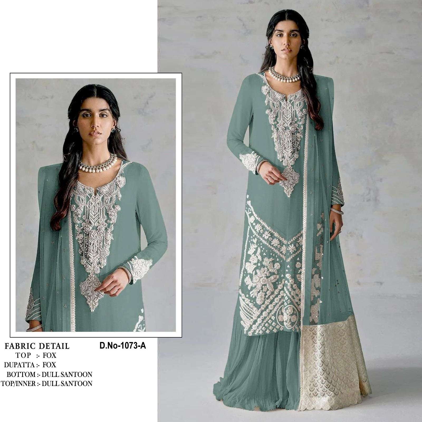 Super Hit 1073 Organza Salwar Kameez Wholesale catalog