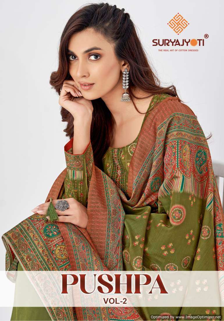 Suryajyoti Pushpa Vol-2 -Dress Material - Wholesale Catalog
