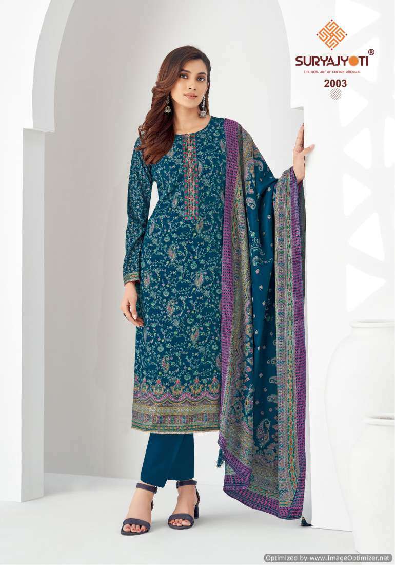Suryajyoti Pushpa Vol-2 -Dress Material - Wholesale Catalog