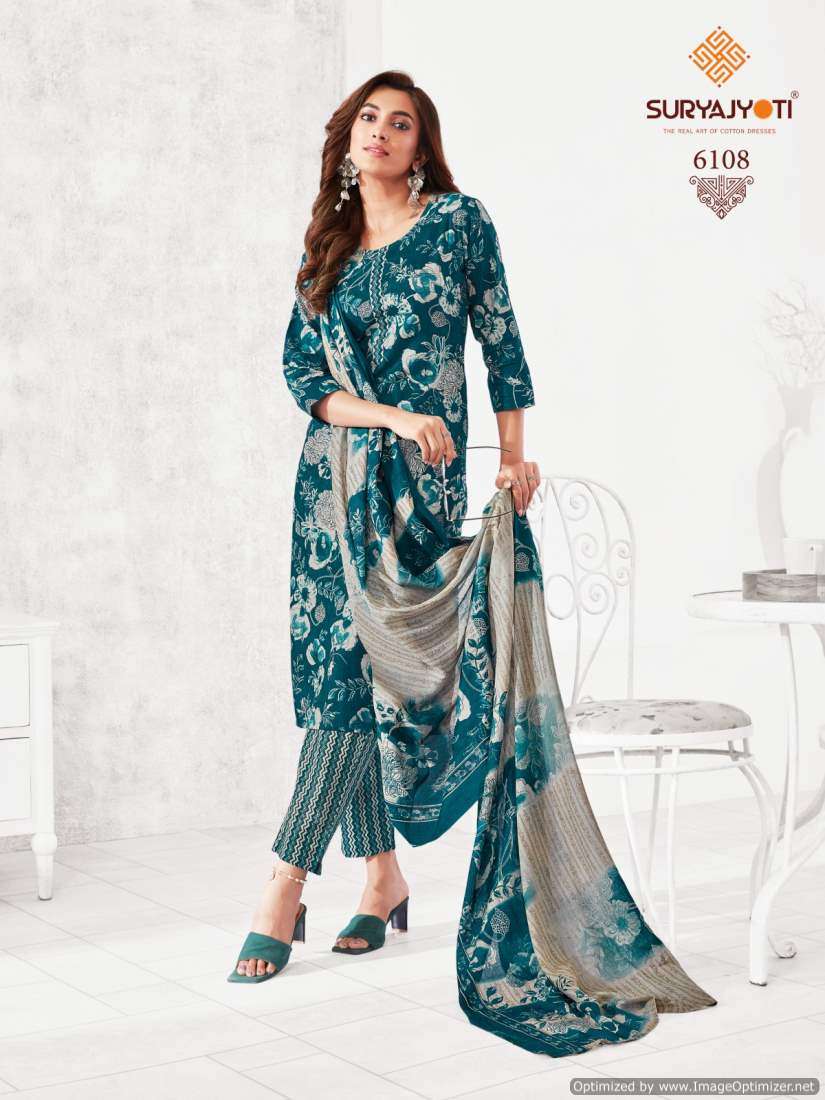 Suryajyoti Trendy Vol-61 – Kurti Pant With Dupatta - Wholesale Catalog