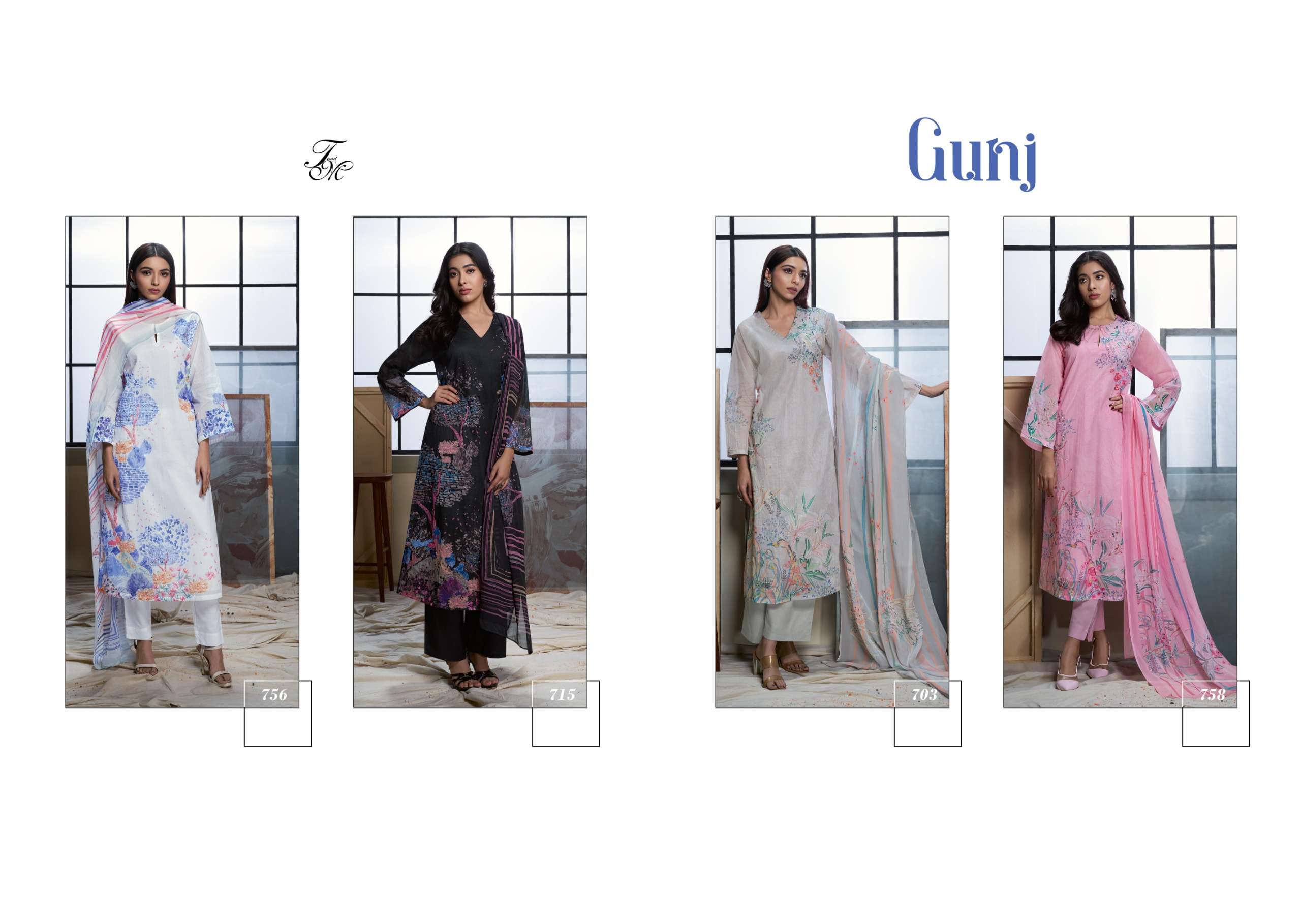 T&M GUNJ Salwar Kameez Wholesale catalog