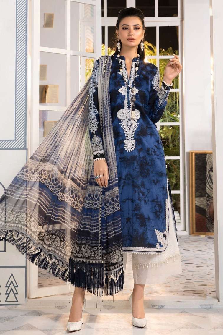 Taj 517 And 518 Cotton Dupatta Salwar Suits Wholesale catalog