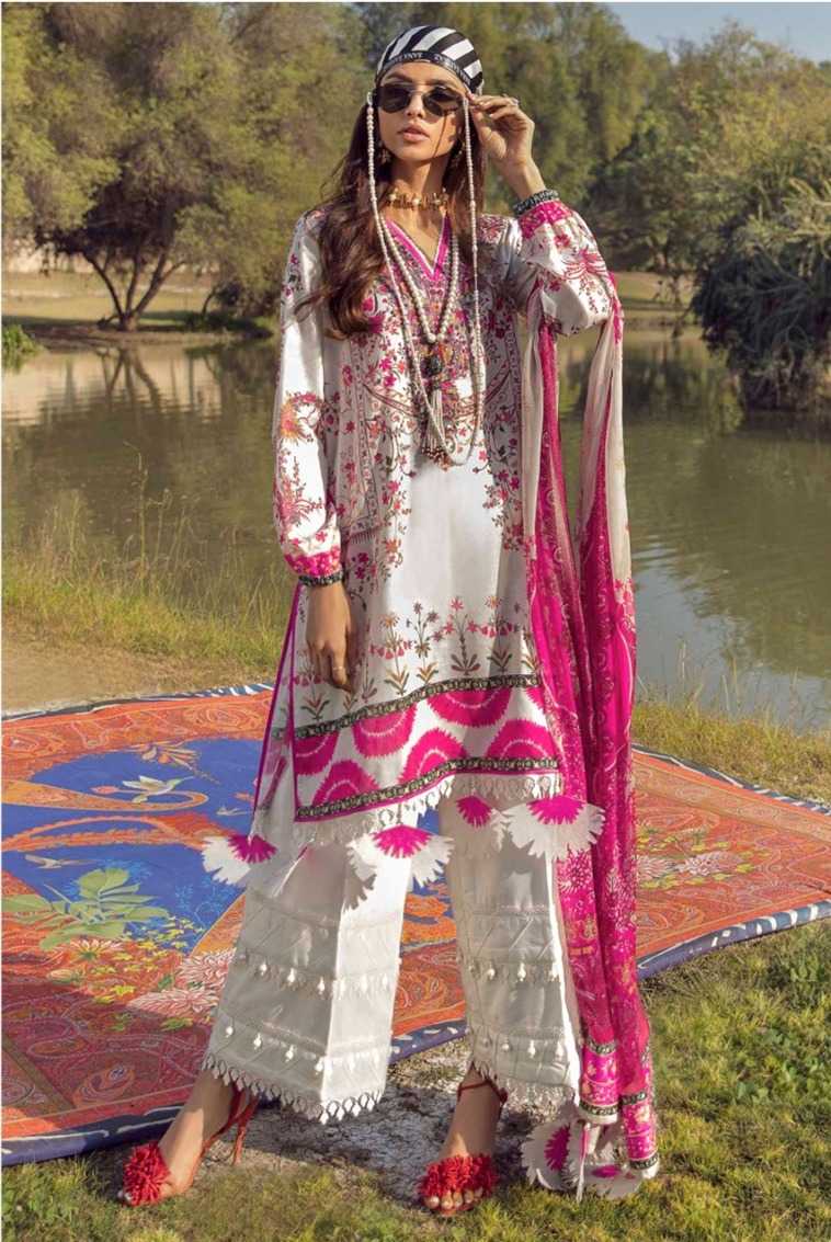 Taj 523 And 524 Cotton Dupatta Salwar Suits Wholesale catalog